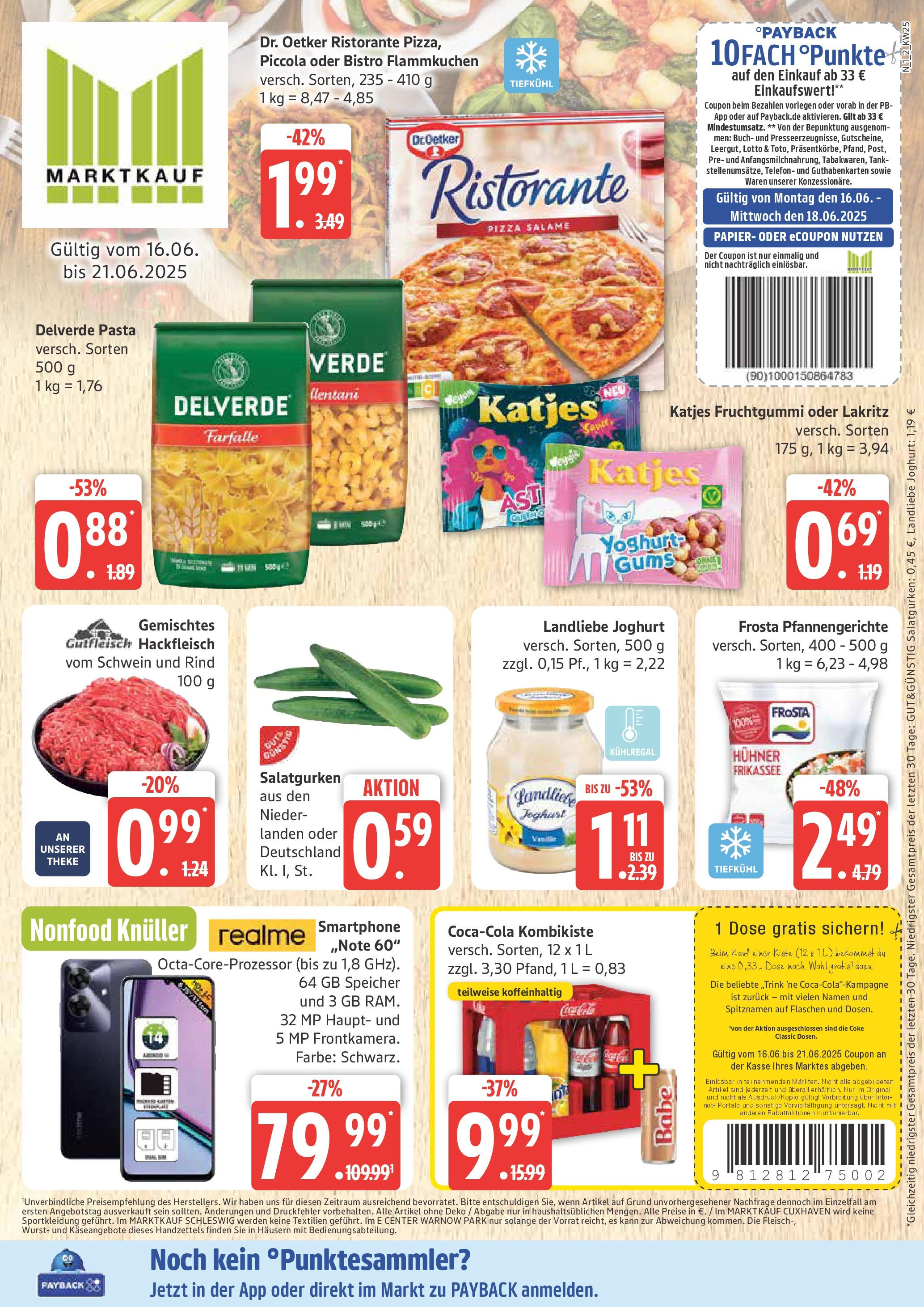 MARKTKAUF Prospekt ab Montag 15.06.2025 > Marktkauf: Wochenangebote Vorschau von dem Prospekt des Geschäftes Marktkauf, gültig ab dem 15.06.2025