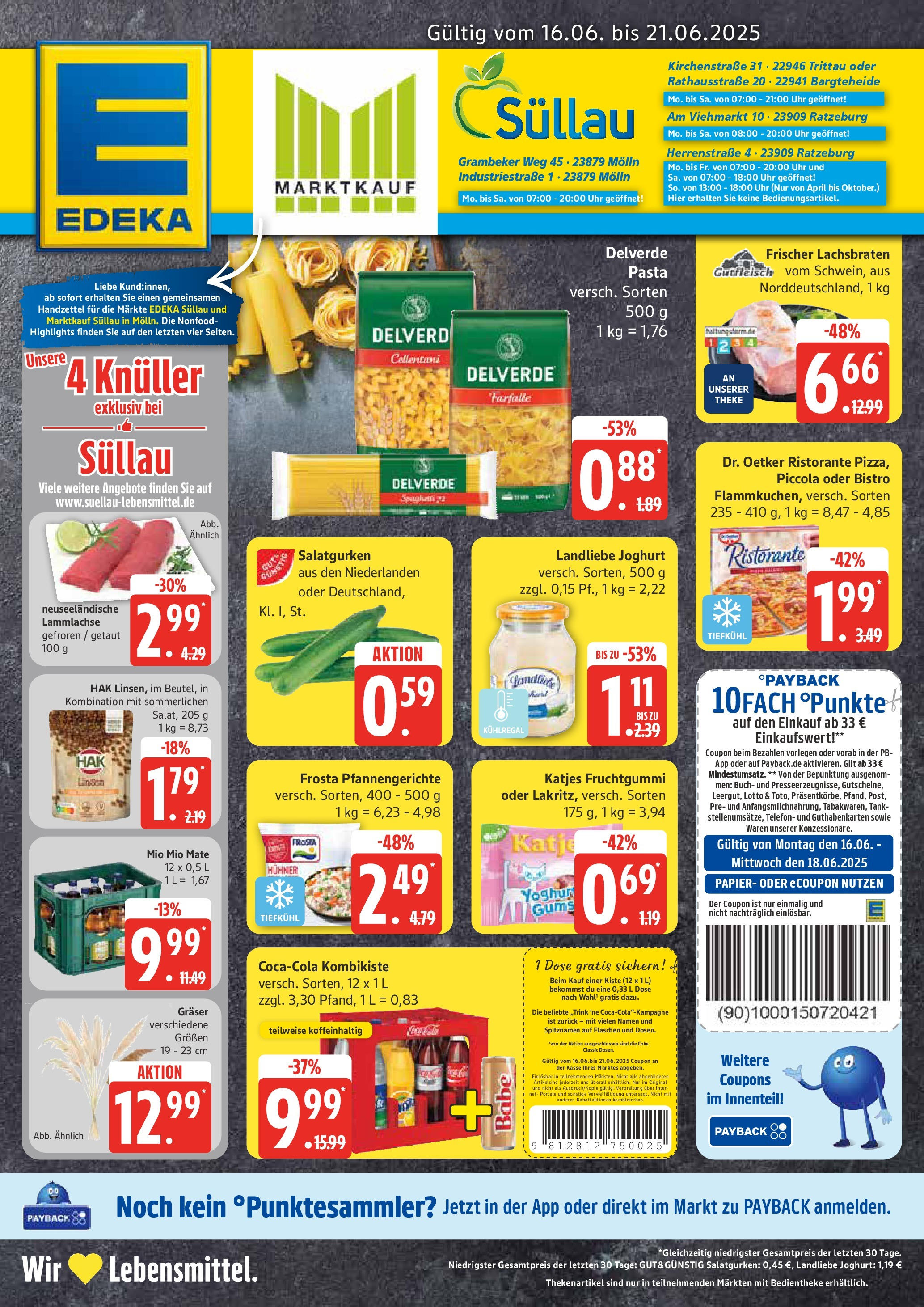 Marktkauf - Marktkauf: Wochenangebote (ab 15.06.2025) » Angebote online | Seite: 1 | Produkte: Joghurt, Theke, Telefon, Uhr
