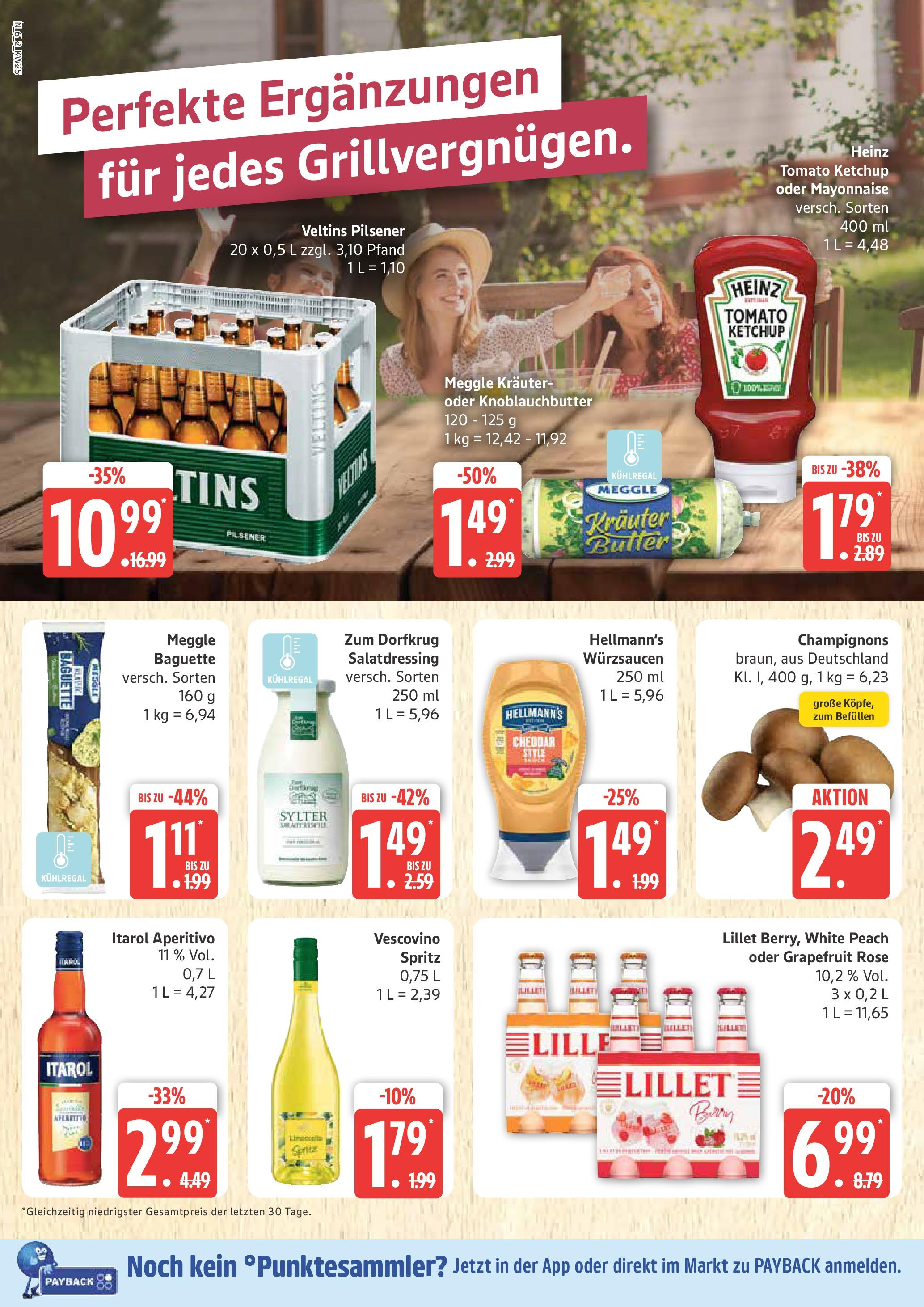 Marktkauf - Marktkauf: Wochenangebote (ab 15.06.2025) » Angebote online | Seite: 6 | Produkte: Butter, Baguette, Mayonnaise, Ketchup