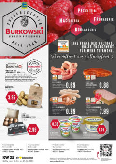 Edeka prospekt Essen	 - gültig ab dem 15.06.2025 | Seite: 1 | Produkte: Rama, Ehrmann almighurt, Kartoffeln, Schweinefleisch