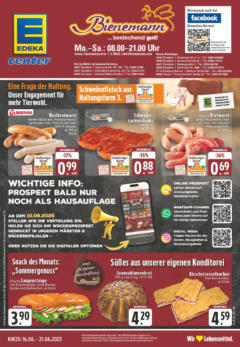 Vorschau von dem Prospekt des Geschäftes Edeka, gültig ab dem 15.06.2025