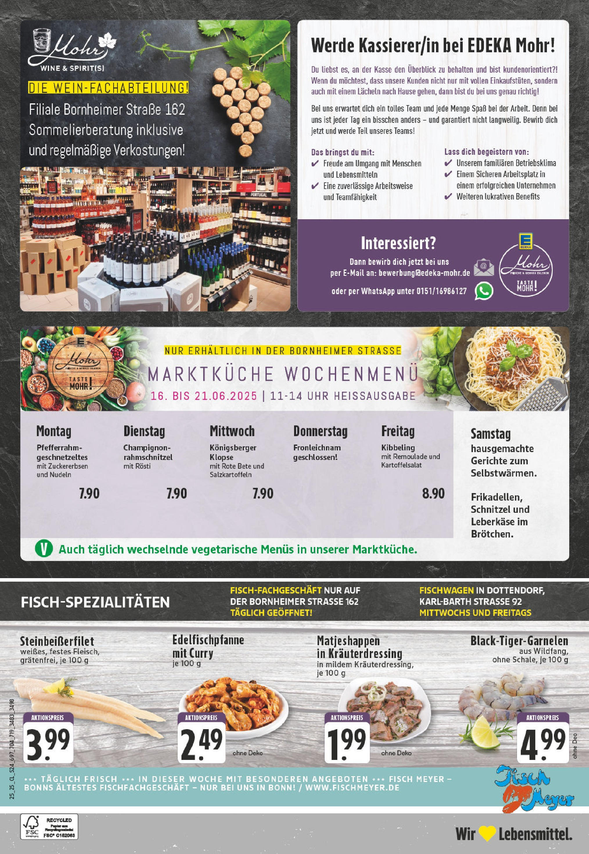 Edeka prospekt Bonn	 (ab 15.06.2025) » Angebote Online | Seite: 24 | Produkte: Tisch, Schnitzel, Nudeln, Leberkase
