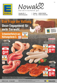 Vorschau von dem Prospekt des Geschäftes Edeka, gültig ab dem 15.06.2025