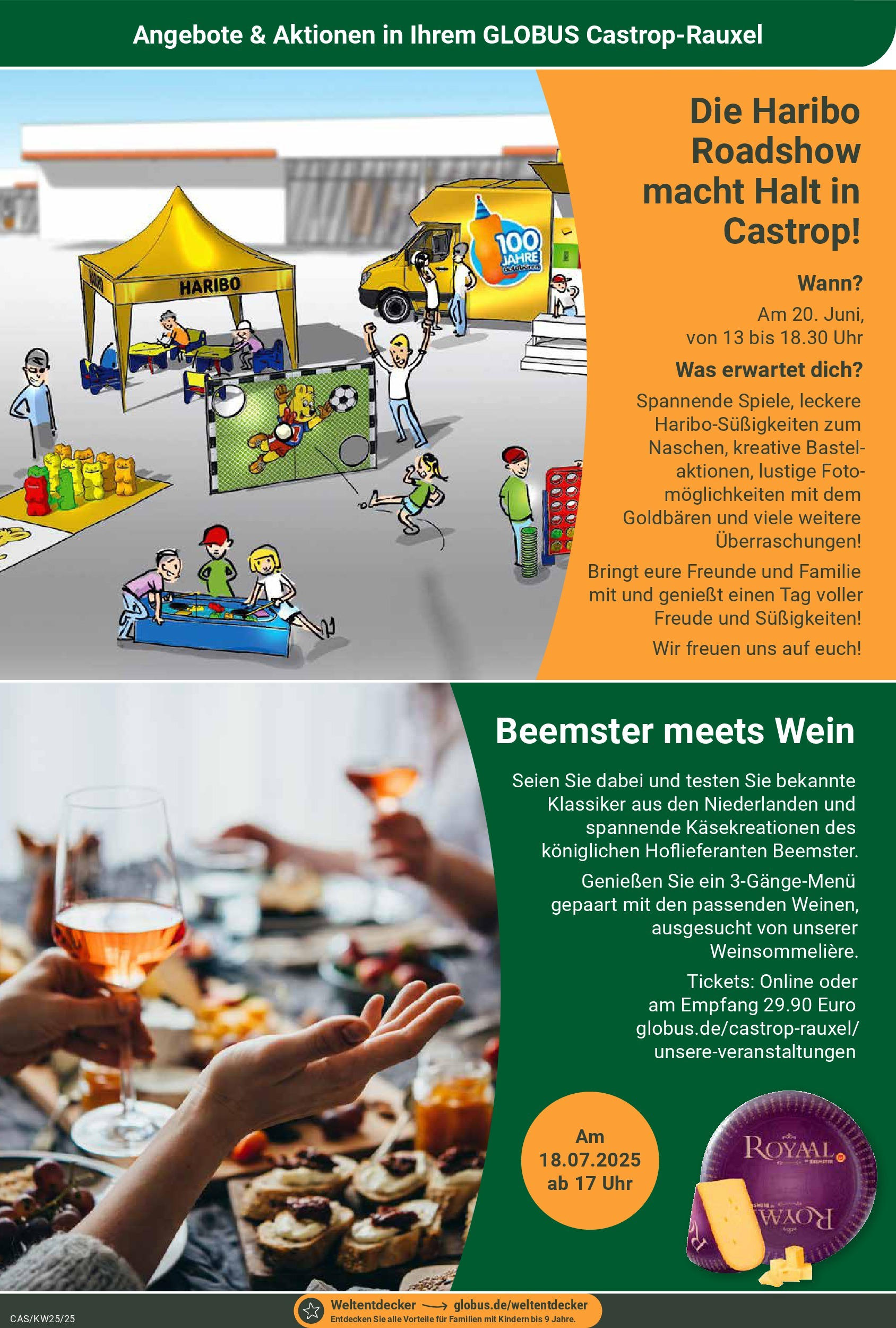 Globus prospekt Castrop-Rauxel	 (ab 15.06.2025) » Angebote online | Seite: 17 | Produkte: Haribo, Wein, Süßigkeiten, Uhr