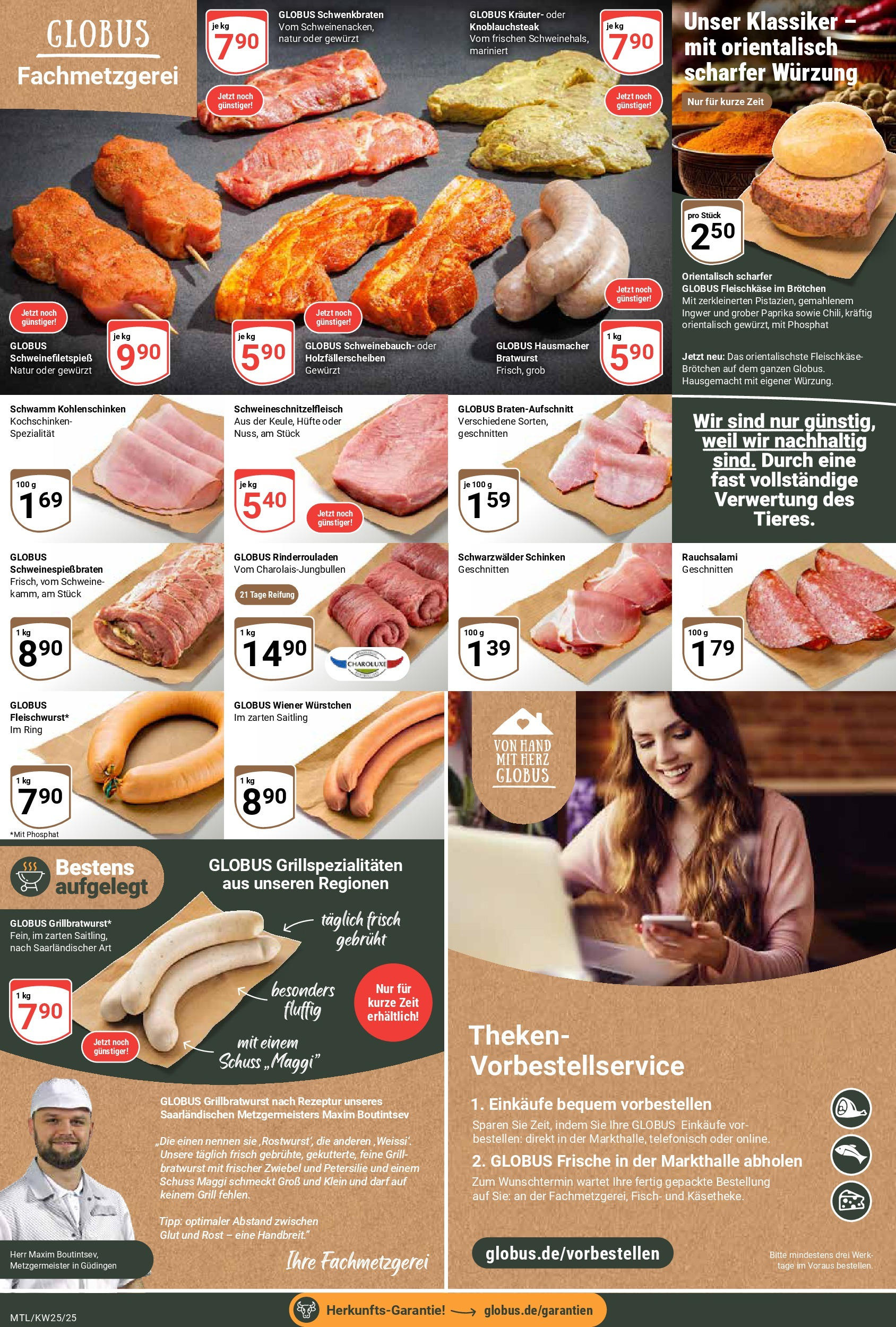 Globus prospekt Maintal-Dörnigheim	 (ab 15.06.2025) » Angebote online | Seite: 6 | Produkte: Maggi, Schweinebauch, Petersilie, Salami