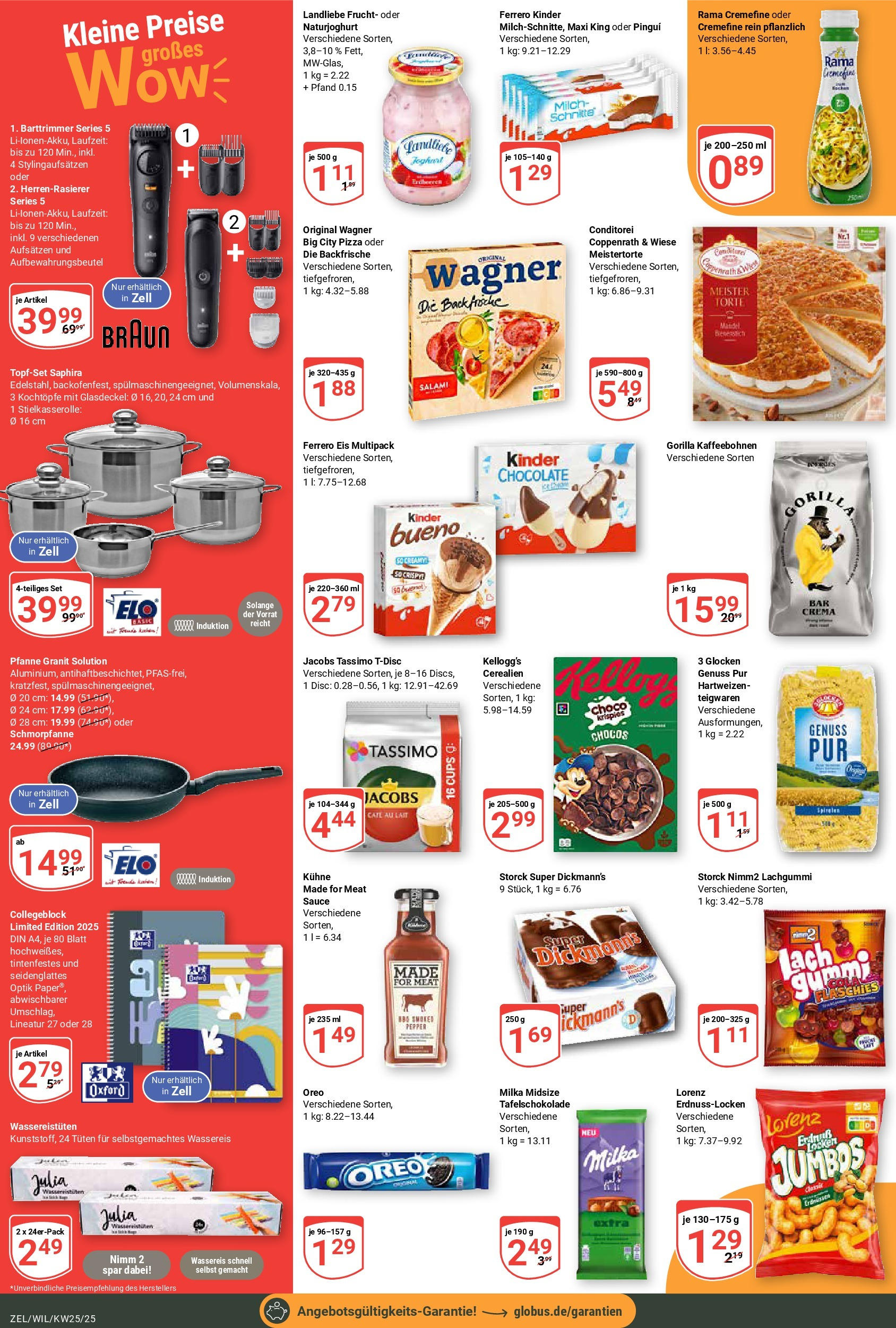Globus prospekt Wittlich	 (ab 15.06.2025) » Angebote online | Seite: 2 | Produkte: Rama, Pizza, Tassimo, Eis