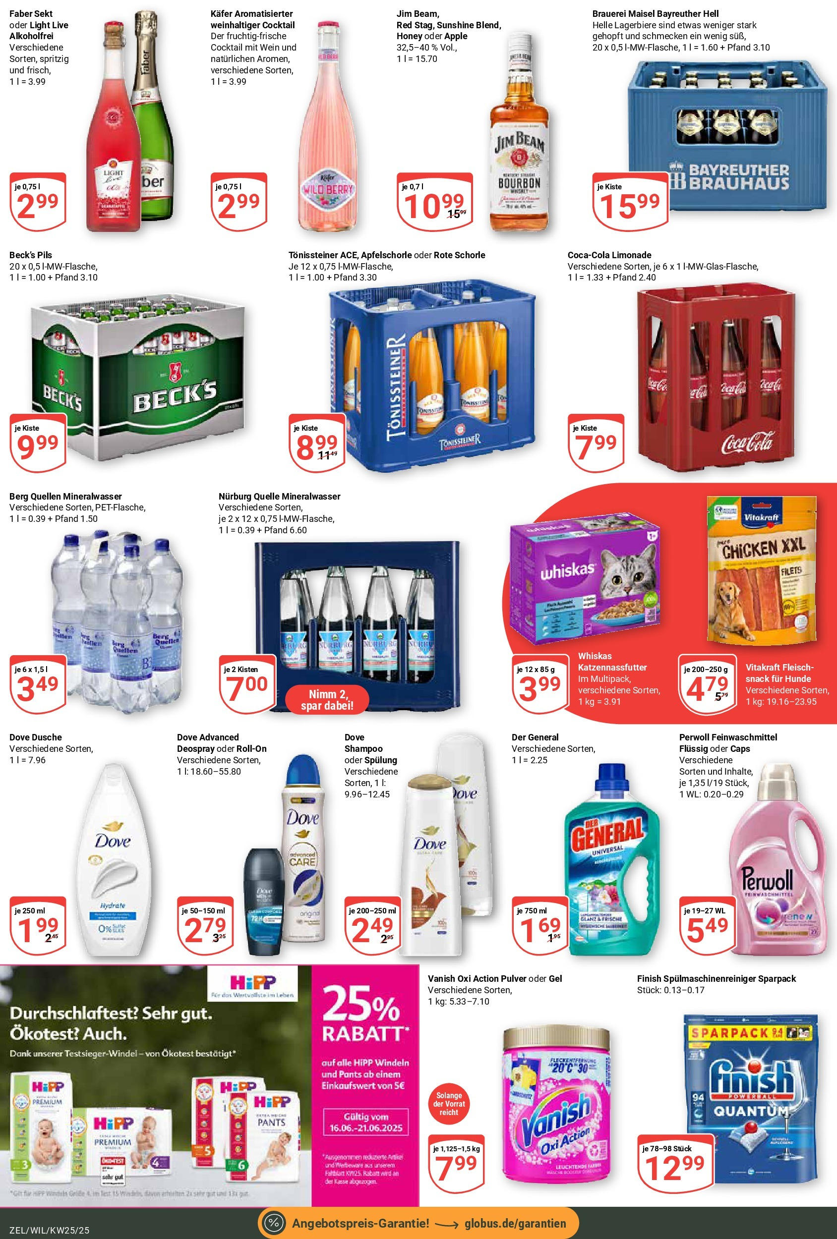 Globus prospekt Wittlich	 (ab 15.06.2025) » Angebote online | Seite: 3 | Produkte: Bayreuther hell, Pils, Limonade, Deospray