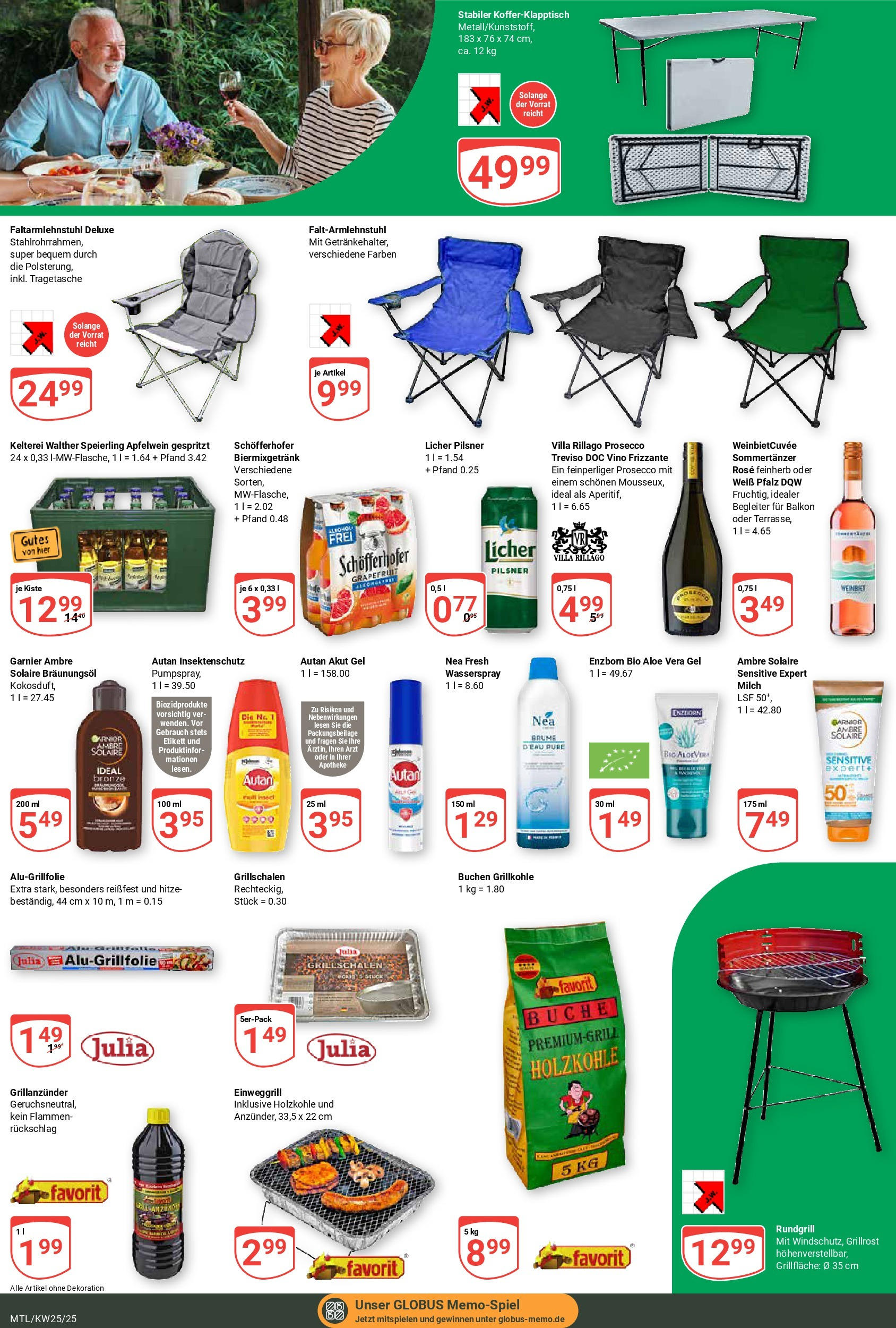 Globus prospekt Maintal-Dörnigheim	 (ab 15.06.2025) » Angebote online | Seite: 18 | Produkte: Grill, Milch, Grapefruit, Prosecco