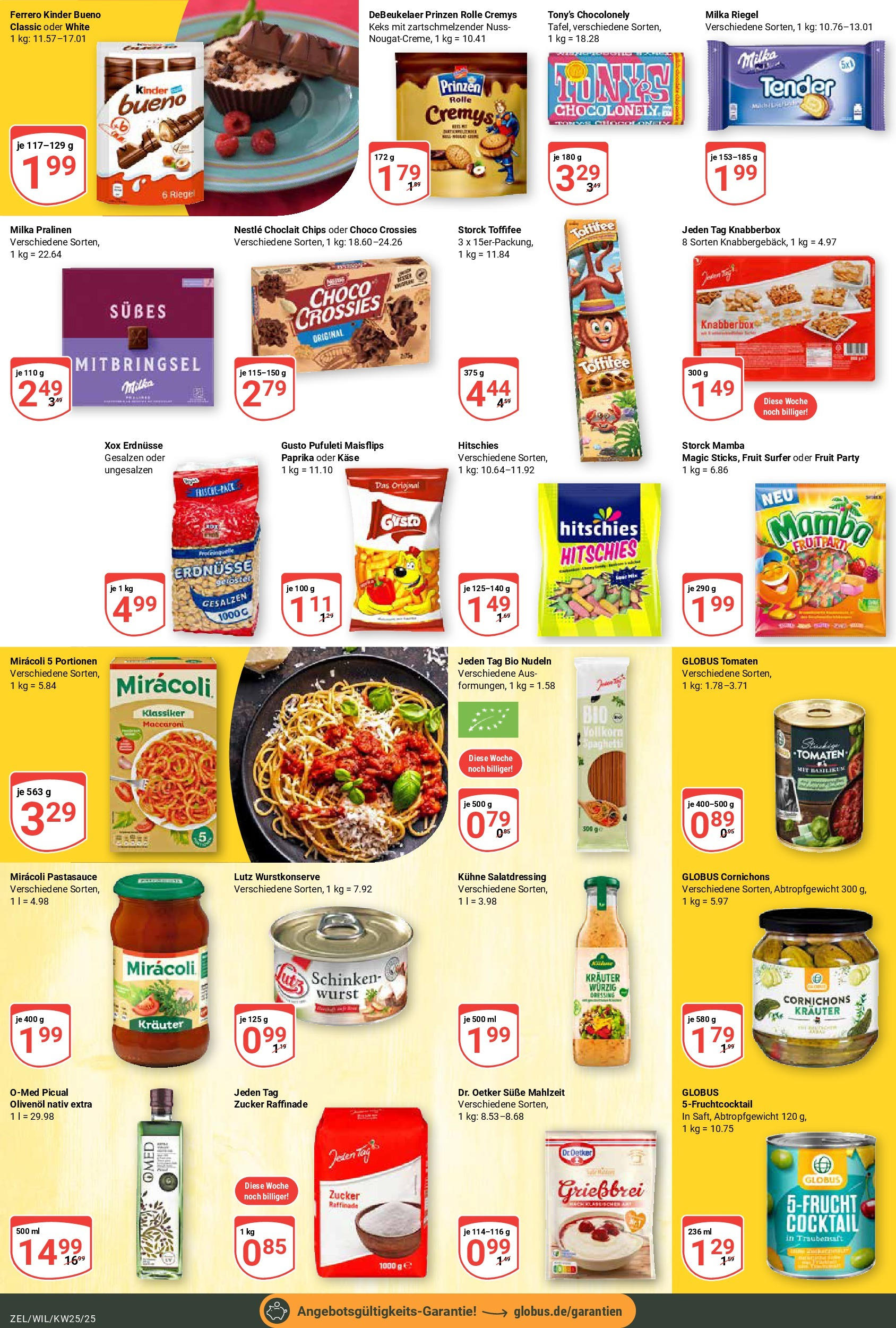 Globus prospekt Wittlich	 (ab 15.06.2025) » Angebote online | Seite: 10 | Produkte: Paprika, Toffifee, Pasta, Schinken