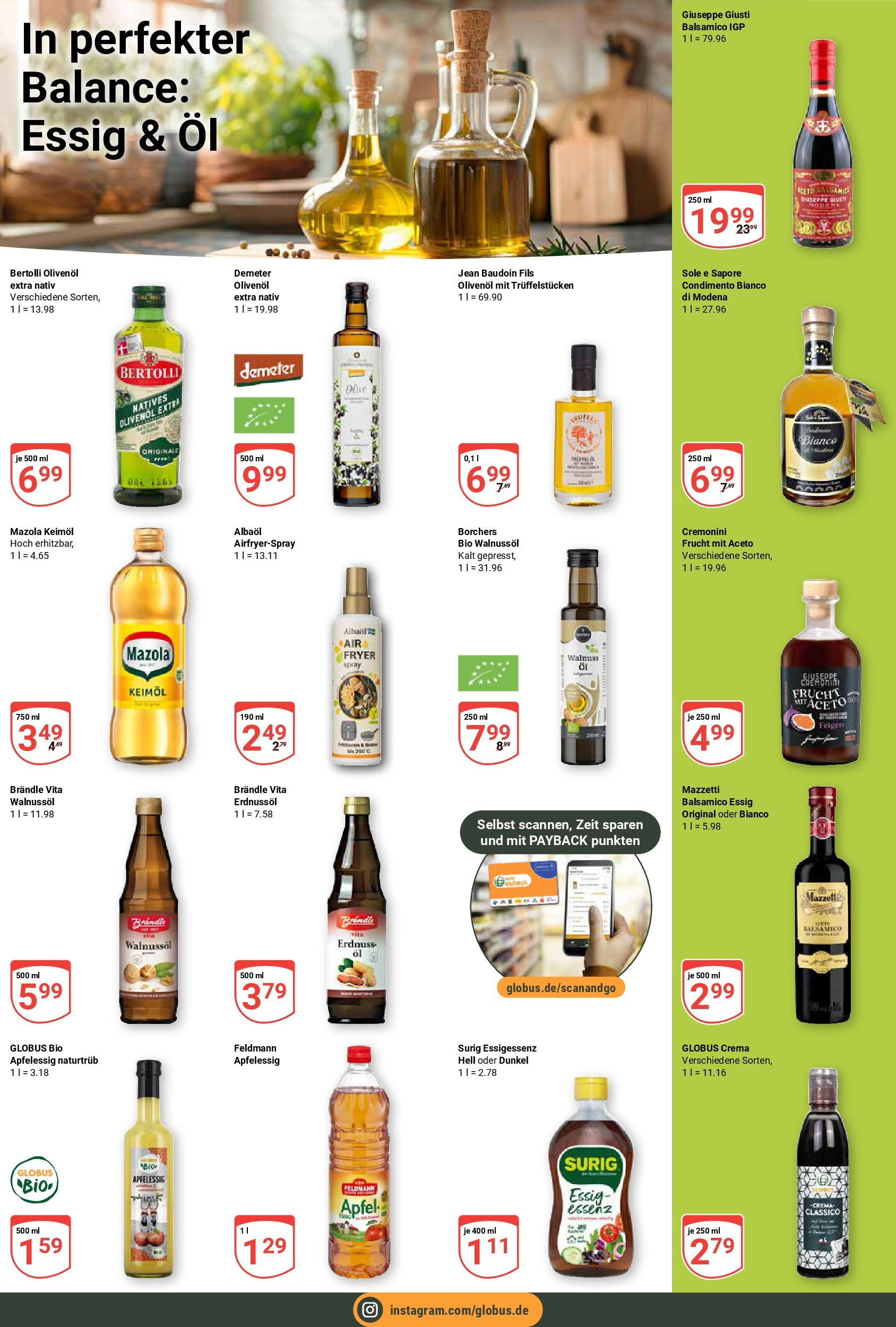 Globus prospekt Völklingen	 (ab 15.06.2025) » Angebote online | Seite: 15 | Produkte: Balsamico, Essig, Olivenol, Bertolli olivenol