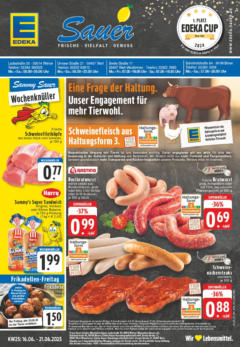 Vorschau von dem Prospekt des Geschäftes Edeka, gültig ab dem 15.06.2025