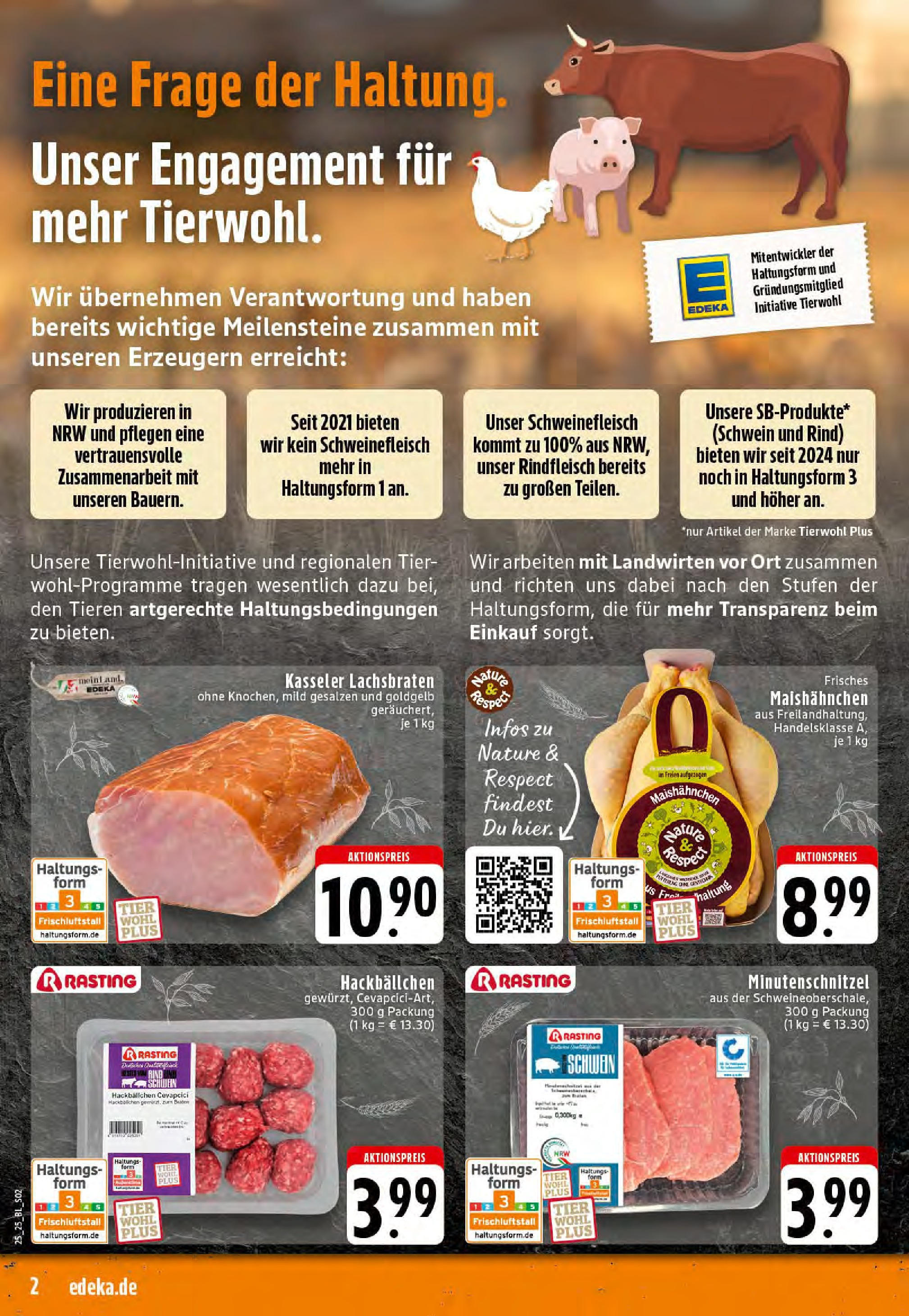 Edeka prospekt Stolberg	 (ab 15.06.2025) » Angebote Online | Seite: 2 | Produkte: Cevapcici, Schweinefleisch, Rindfleisch