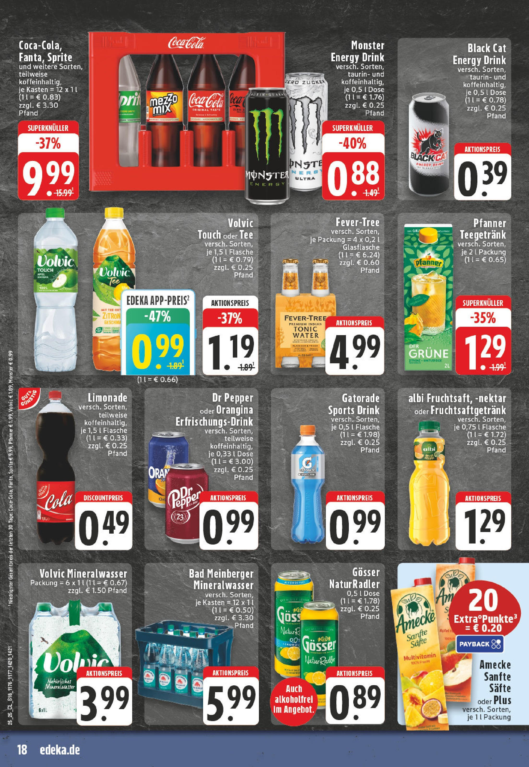 Edeka prospekt Werl-Westoennen	 (ab 15.06.2025) » Angebote Online | Seite: 18 | Produkte: Energy, Äpfel, Mineralwasser, Zitrone