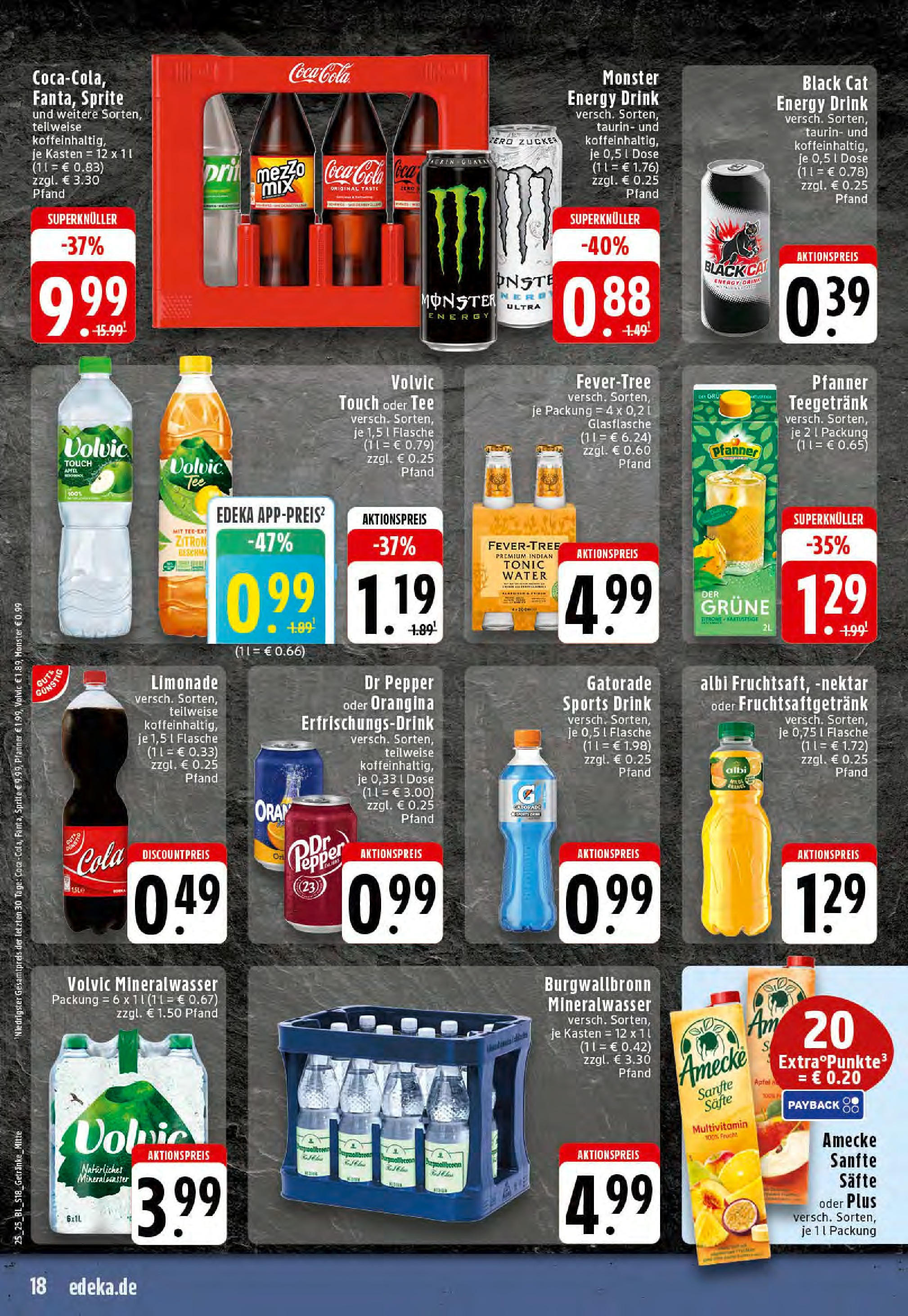 Edeka prospekt Stolberg	 (ab 15.06.2025) » Angebote Online | Seite: 18 | Produkte: Sprite, Energy, Äpfel, Mineralwasser