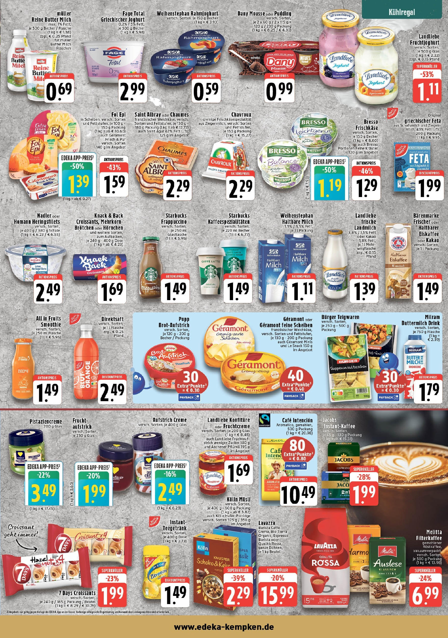 Edeka prospekt Krefeld	 (ab 15.06.2025) » Angebote Online | Seite: 5 | Produkte: Lavazza, Kolln musli, Starbucks, Zitronen