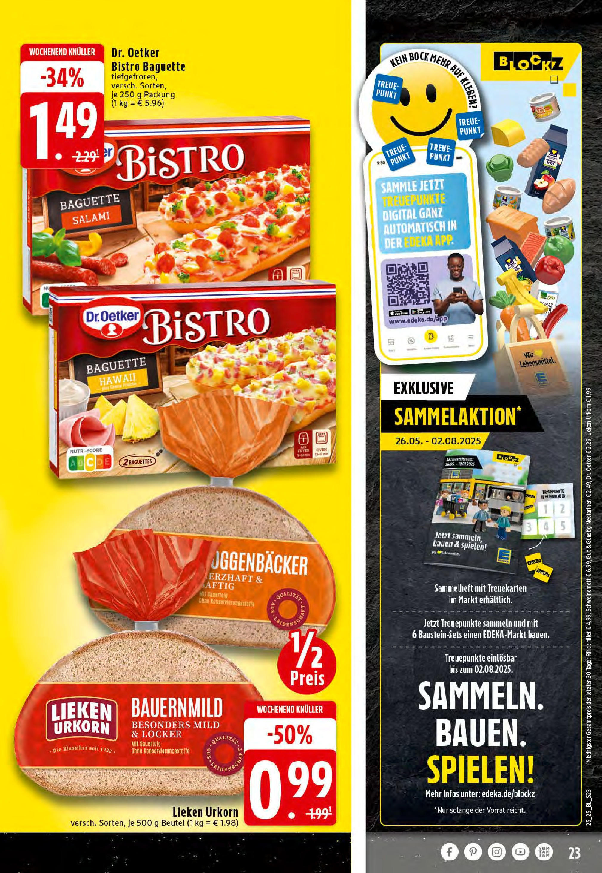 Edeka prospekt Stolberg	 (ab 15.06.2025) » Angebote Online | Seite: 23 | Produkte: Nektarinen, Rinderfilet, Baguette, Salami