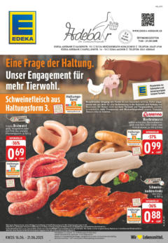 Vorschau von dem Prospekt des Geschäftes Edeka, gültig ab dem 15.06.2025