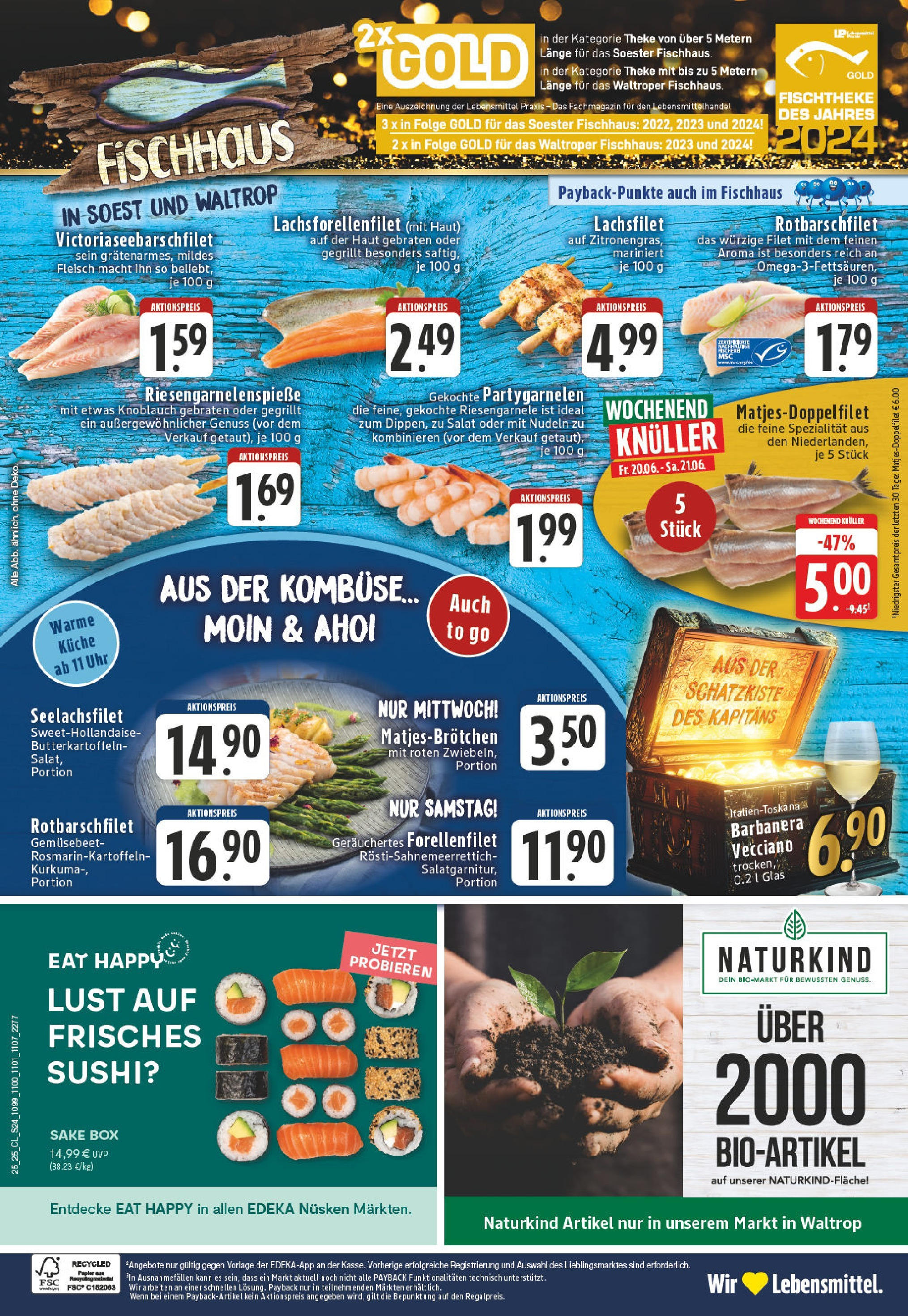 Edeka prospekt Dortmund	 (ab 15.06.2025) » Angebote Online | Seite: 24 | Produkte: Theke, Knoblauch, Nudeln, Salat