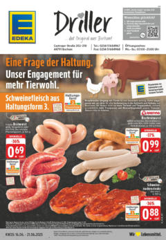 Vorschau von dem Prospekt des Geschäftes Edeka, gültig ab dem 15.06.2025