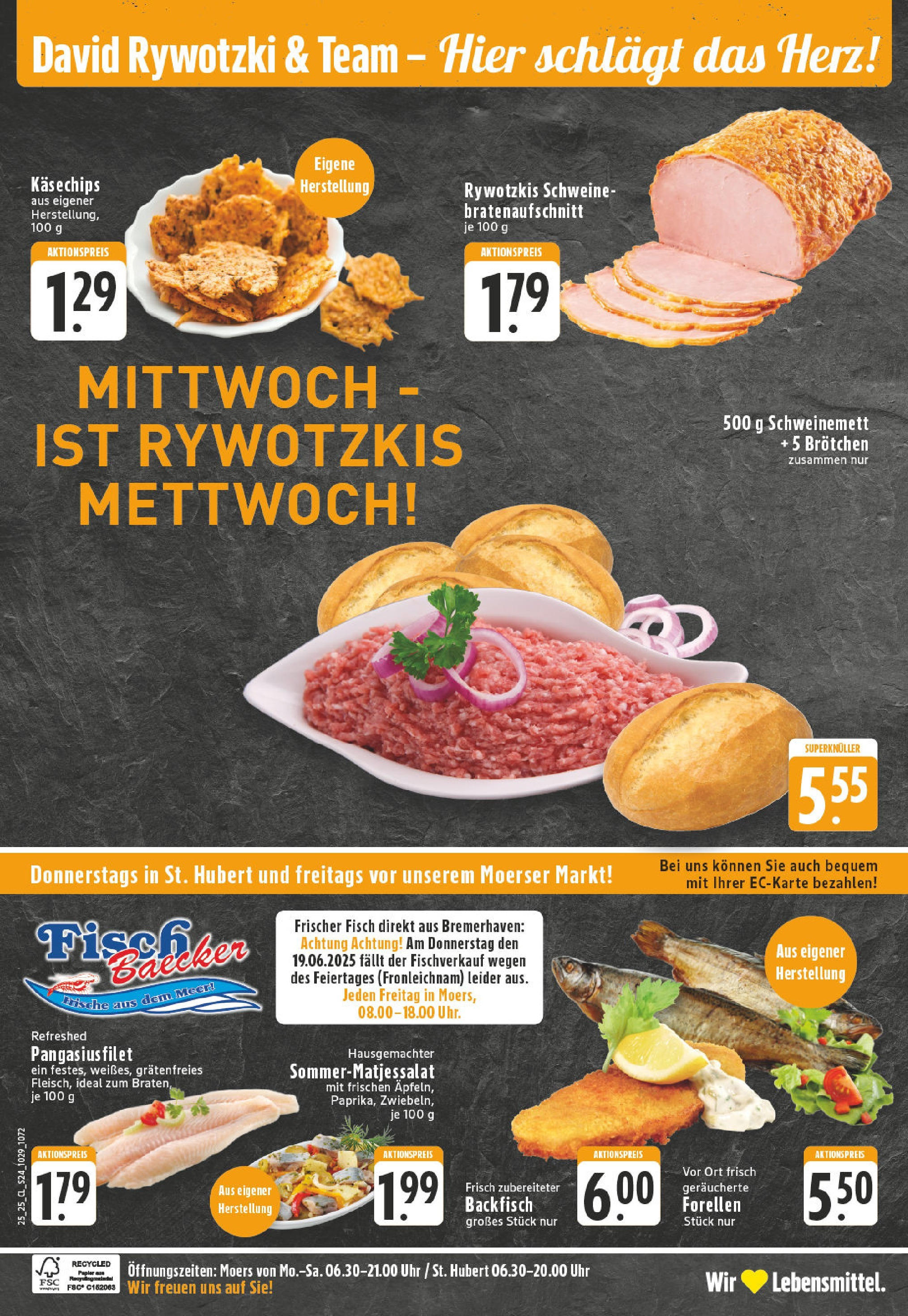 Edeka prospekt Kempen	 (ab 15.06.2025) » Angebote Online | Seite: 24 | Produkte: Fisch, Uhr