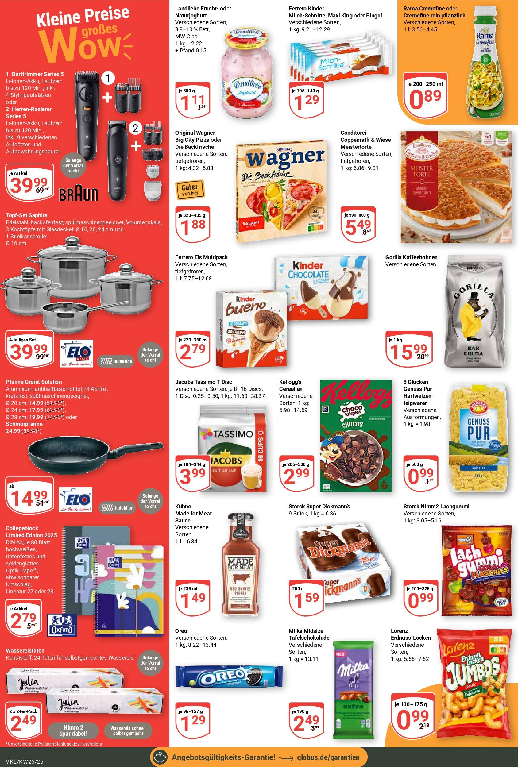 Globus prospekt Völklingen	 (ab 15.06.2025) » Angebote online | Seite: 4 | Produkte: Rama cremefine, Milka, Notebook, Salami