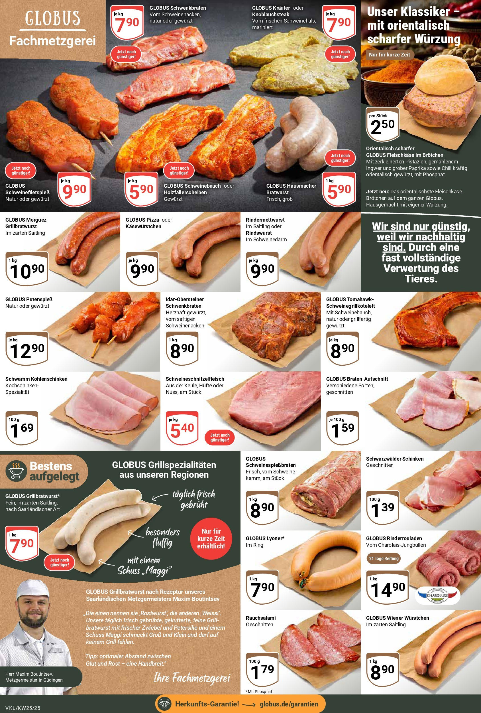 Globus prospekt Völklingen	 (ab 15.06.2025) » Angebote online | Seite: 10 | Produkte: Wiener wurstchen, Maggi, Paprika, Petersilie