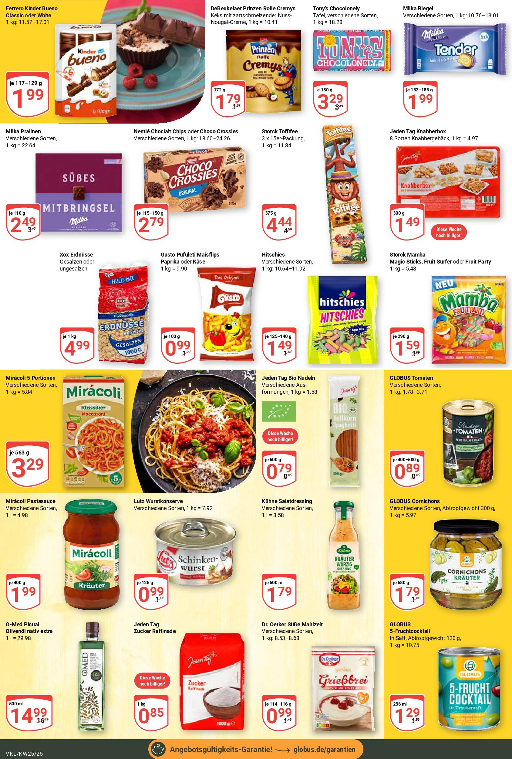 Globus prospekt Völklingen	 (ab 15.06.2025) » Angebote online | Seite: 14 | Produkte: Erdnüsse, Box, Kinder bueno, Wurst