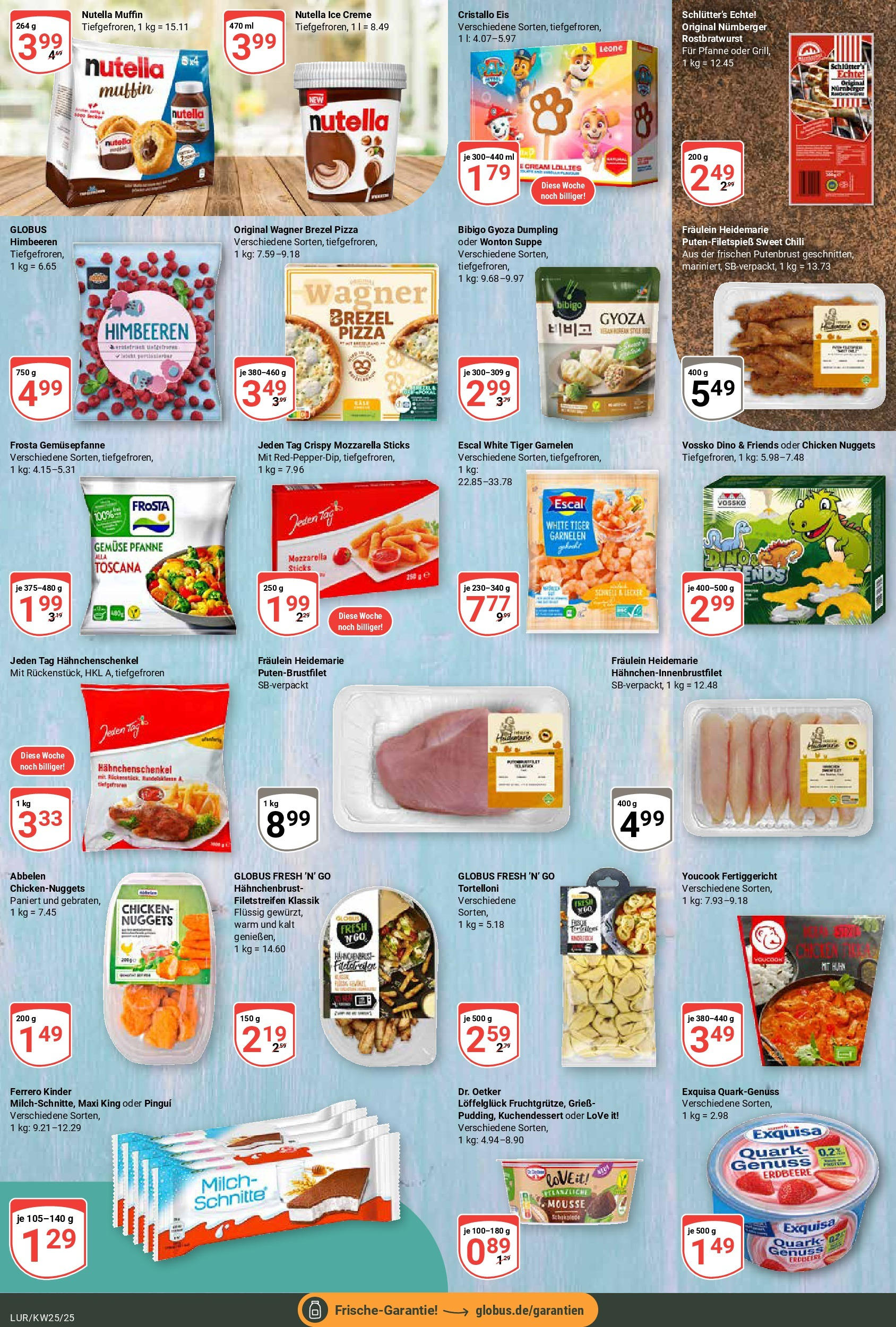 Globus prospekt Hamburg	 (ab 15.06.2025) » Angebote online | Seite: 14 | Produkte: Hahnchenschenkel, Garnelen, Creme, Tiger garnelen