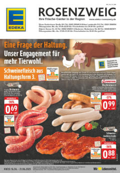 Edeka prospekt Düren	 - gültig ab dem 15.06.2025 | Seite: 1 | Produkte: Berliner, Nackensteaks, Wurst, Steak