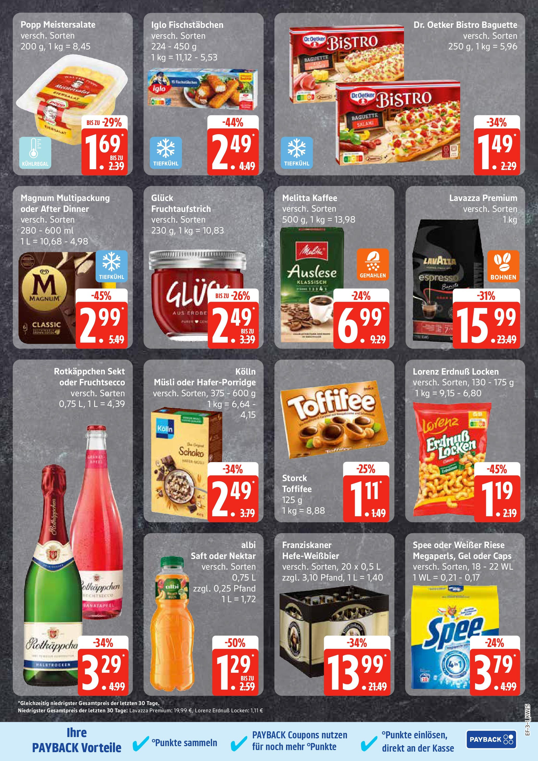 Edeka prospekt Hamburg	 (ab 15.06.2025) » Angebote Online | Seite: 3 | Produkte: Franziskaner, Sekt, Fruchtsecco, Toffifee