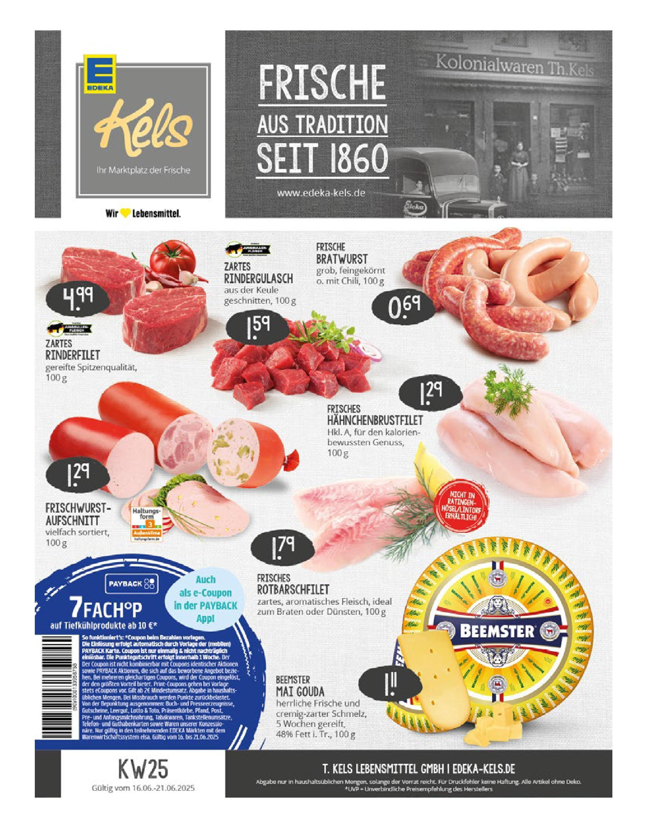 EDEKA Prospekt ab 15.06.2025 - Prospekt Ratingen-Ost Online Vorschau von dem Prospekt des Geschäftes Edeka, gültig ab dem 15.06.2025