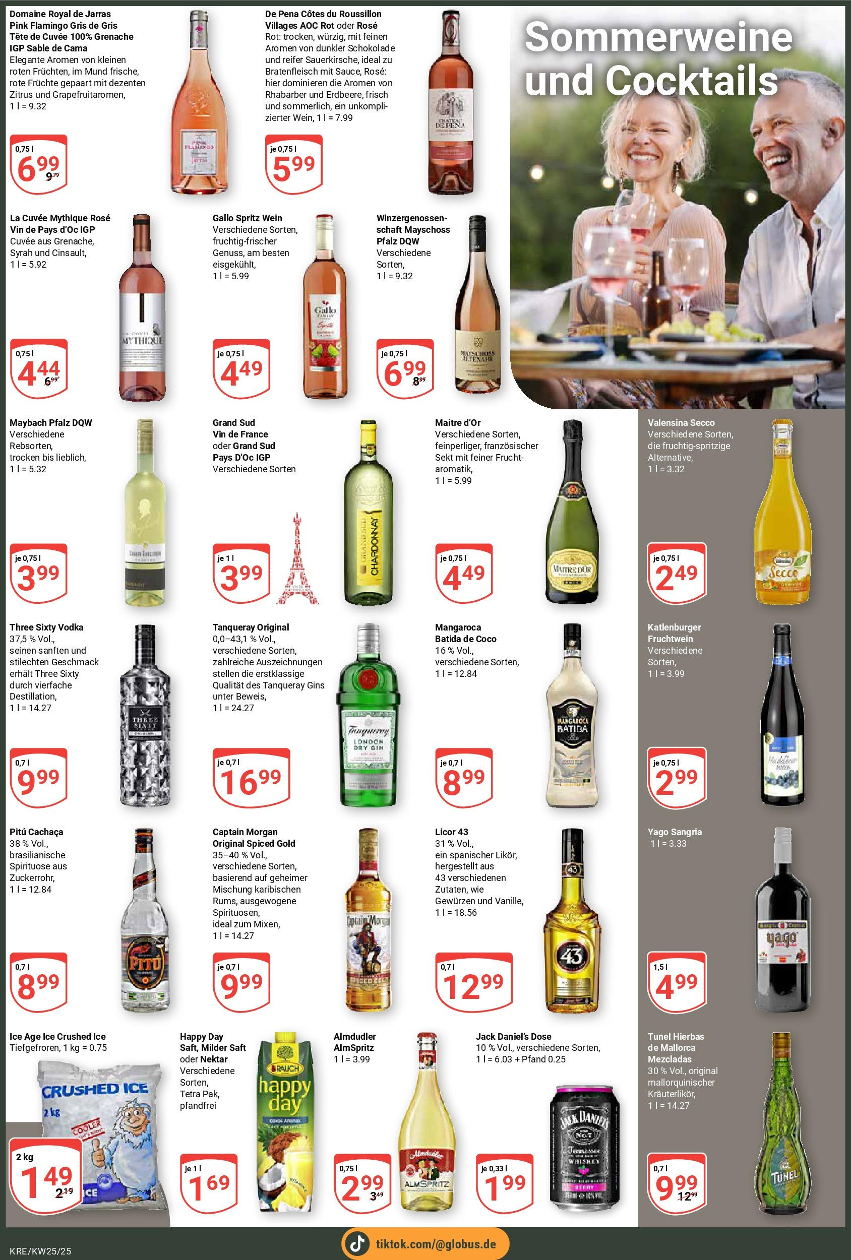 Globus prospekt Krefeld	 (ab 15.06.2025) » Angebote online | Seite: 4 | Produkte: Jack Daniel's, Rhabarber, Vodka, Whiskey