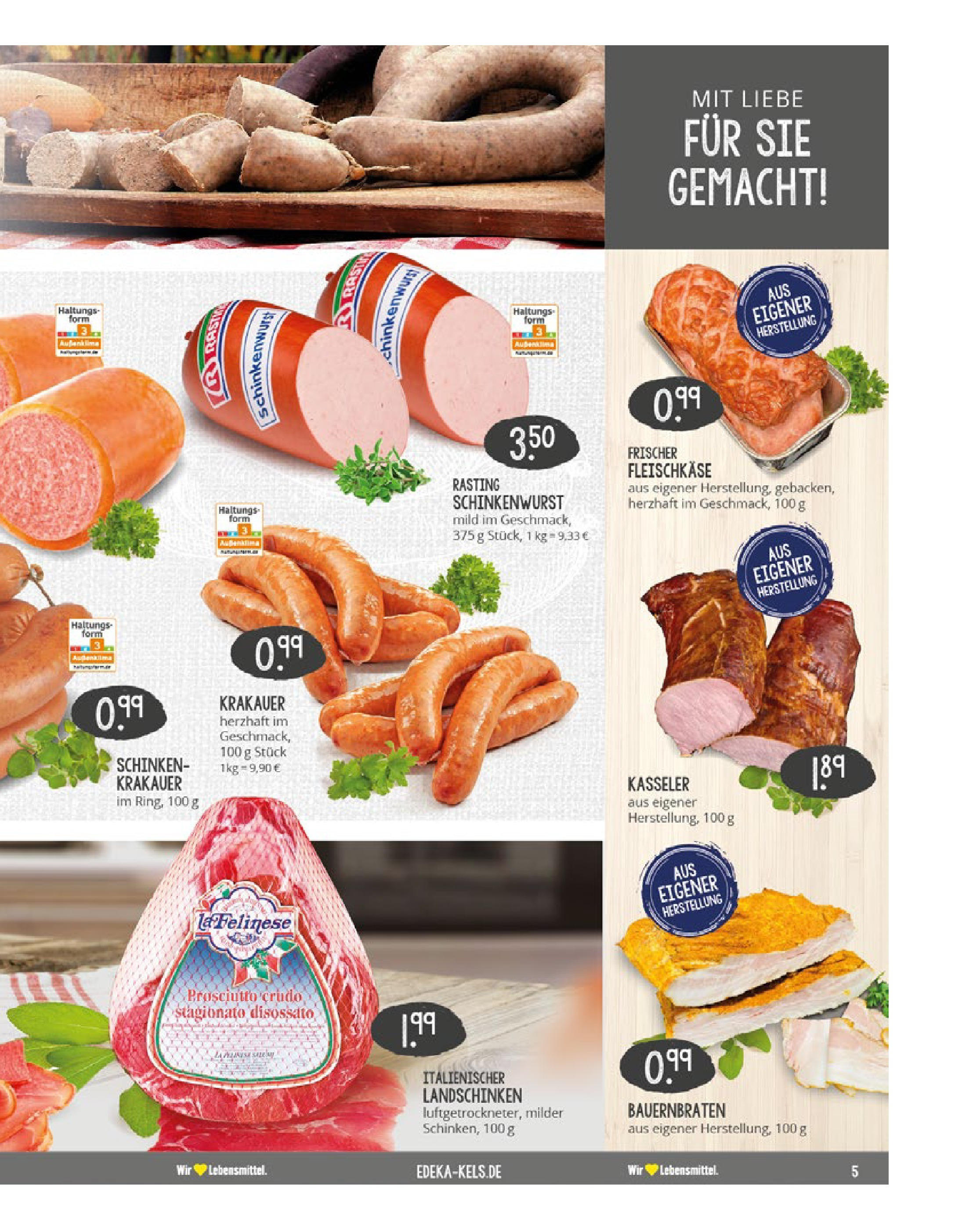 Edeka prospekt Ratingen	 (ab 15.06.2025) » Angebote Online | Seite: 5 | Produkte: Schinken
