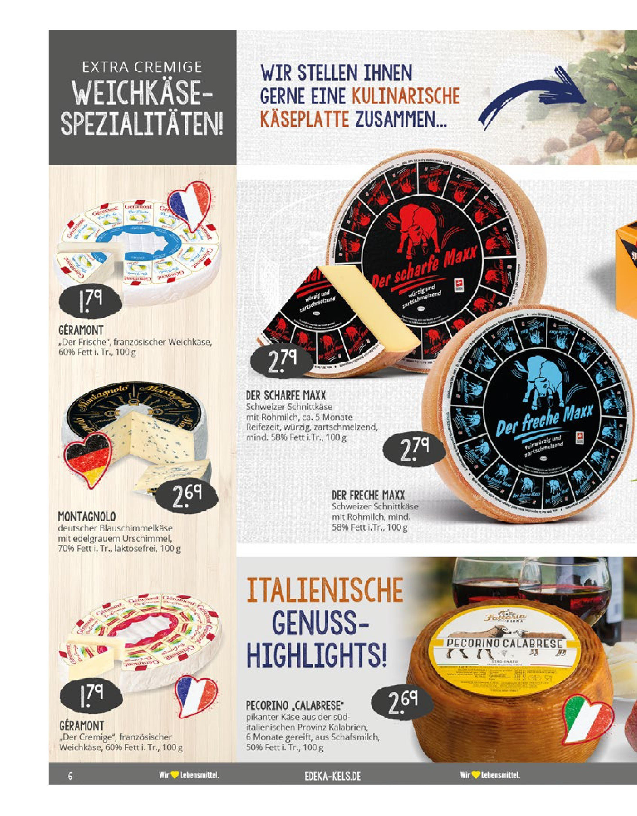 Edeka prospekt Ratingen	 (ab 15.06.2025) » Angebote Online | Seite: 6 | Produkte: Geramont, Käse