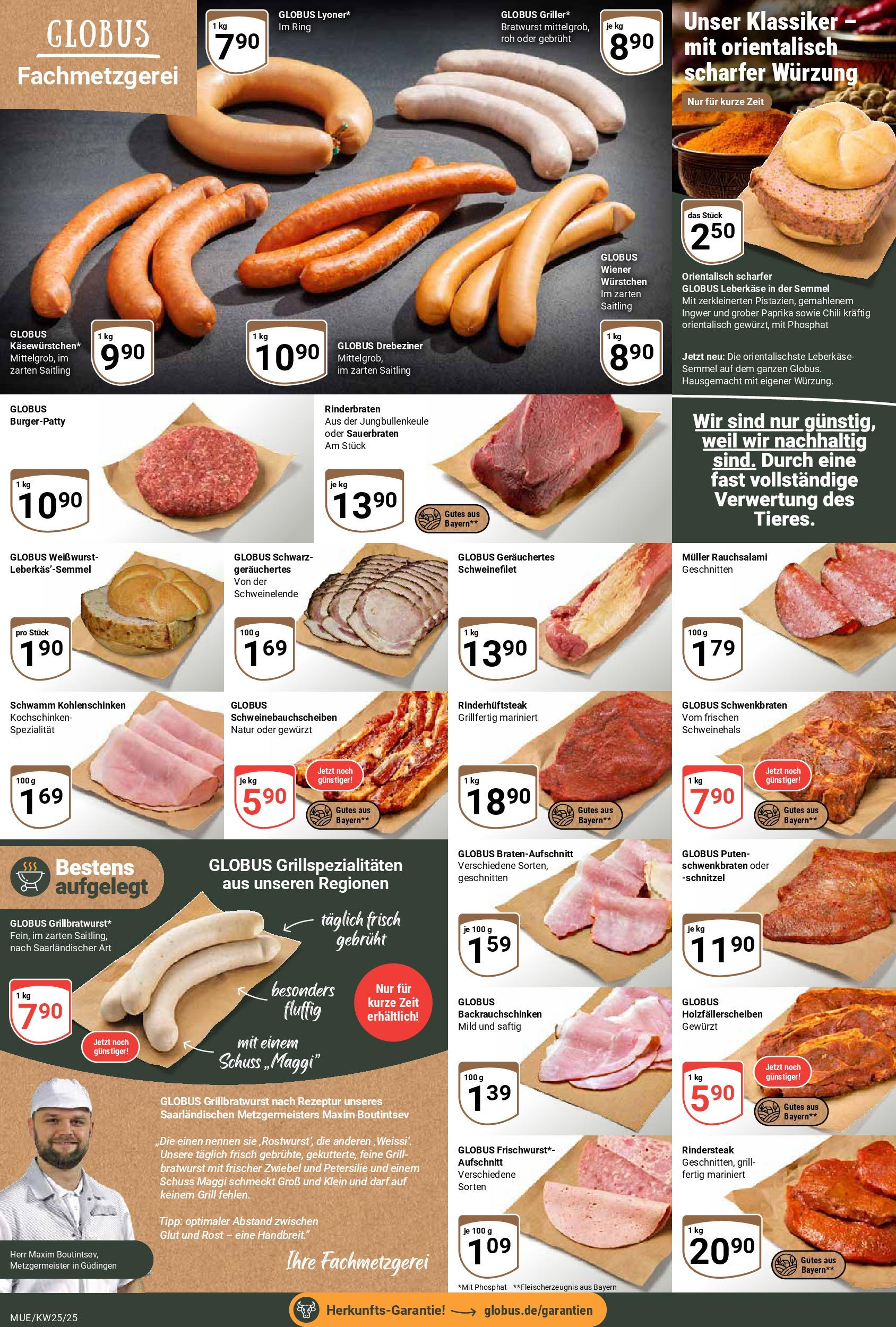 Globus prospekt Mühldorf	 (ab 15.06.2025) » Angebote online | Seite: 8 | Produkte: Maggi, Burger, Chili, Petersilie