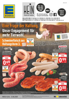 Vorschau von dem Prospekt des Geschäftes Edeka, gültig ab dem 15.06.2025