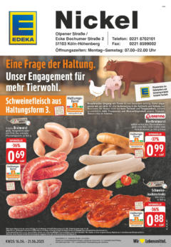 Edeka prospekt Köln	 gültig ab dem 15.06.2025