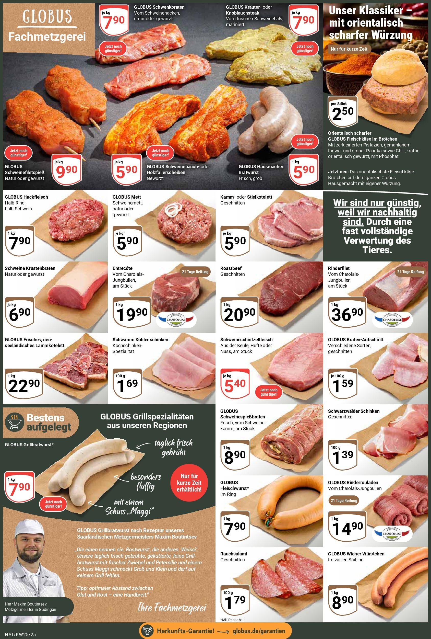 Globus prospekt Hattersheim	 (ab 15.06.2025) » Angebote online | Seite: 2 | Produkte: Grill, Krustenbraten, Schinken, Hackfleisch