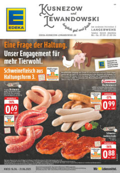 Vorschau von dem Prospekt des Geschäftes Edeka, gültig ab dem 15.06.2025