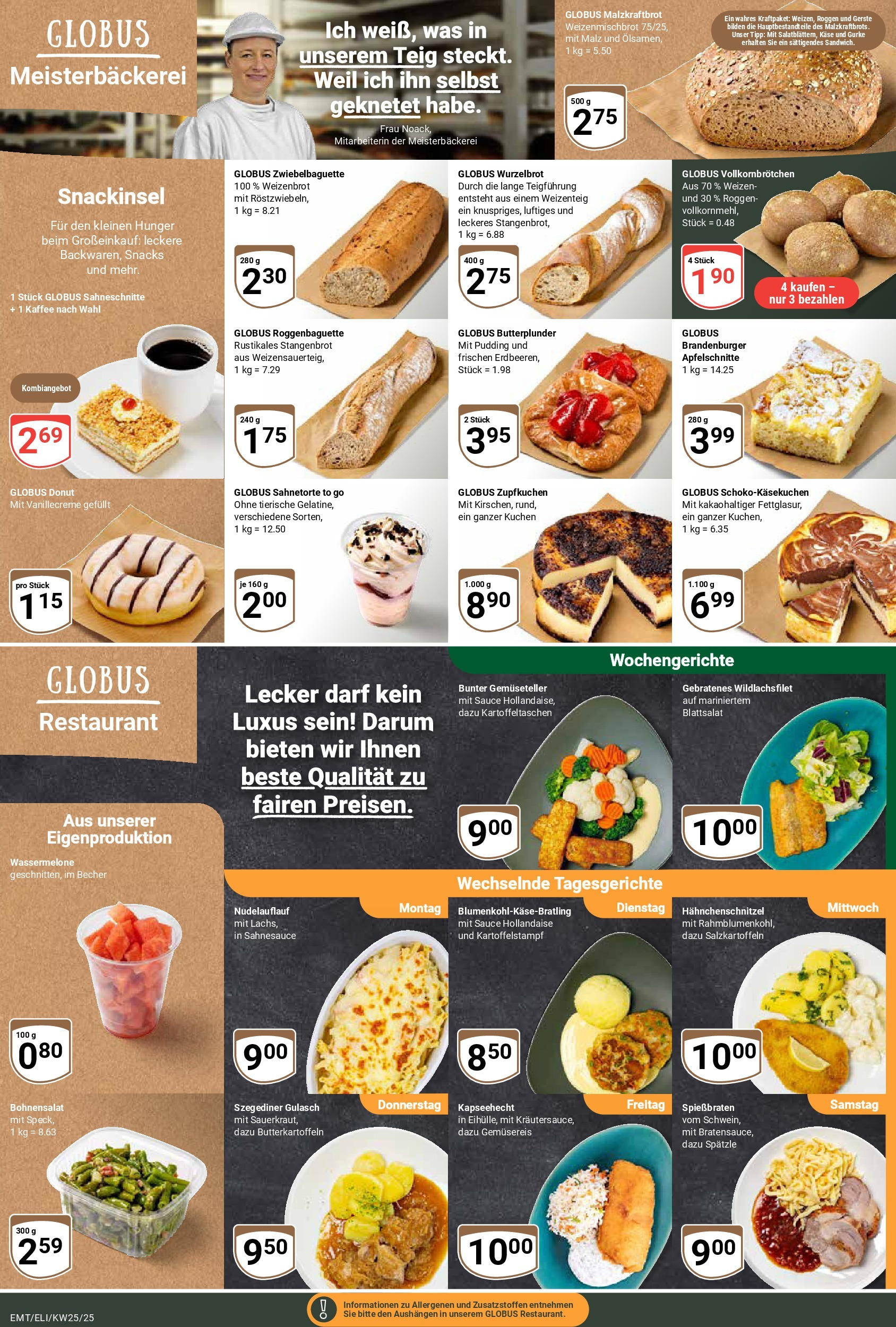Globus prospekt Mittelhausen	 (ab 15.06.2025) » Angebote online | Seite: 9 | Produkte: Käse, Kaffee, Wassermelone, Erdbeeren