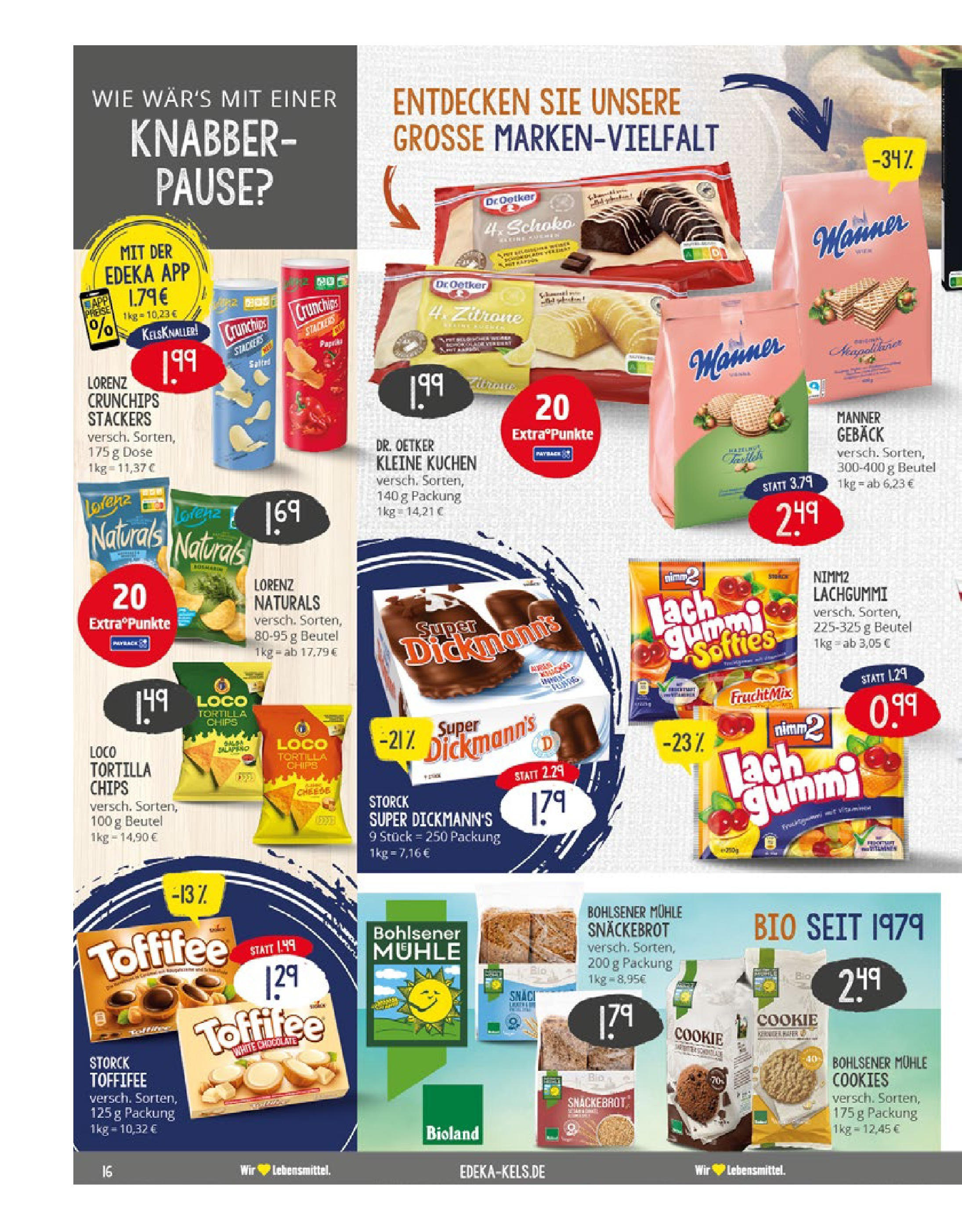 Edeka prospekt Ratingen	 (ab 15.06.2025) » Angebote Online | Seite: 16 | Produkte: Mühle, Zitrone, Lorenz crunchips, Kuchen