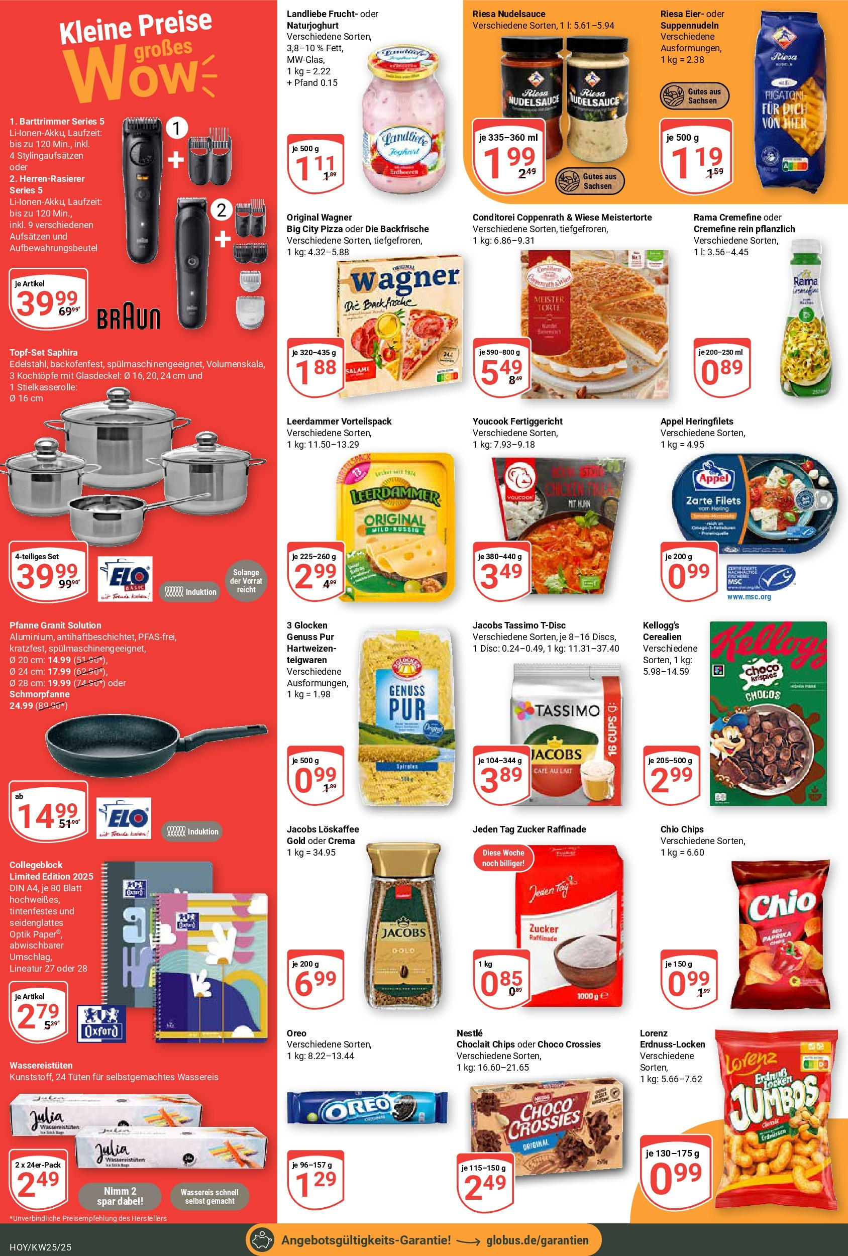 Globus prospekt Hoyerswerda	 (ab 15.06.2025) » Angebote online | Seite: 6 | Produkte: Zucker, Pasta, Pizza, Tassimo