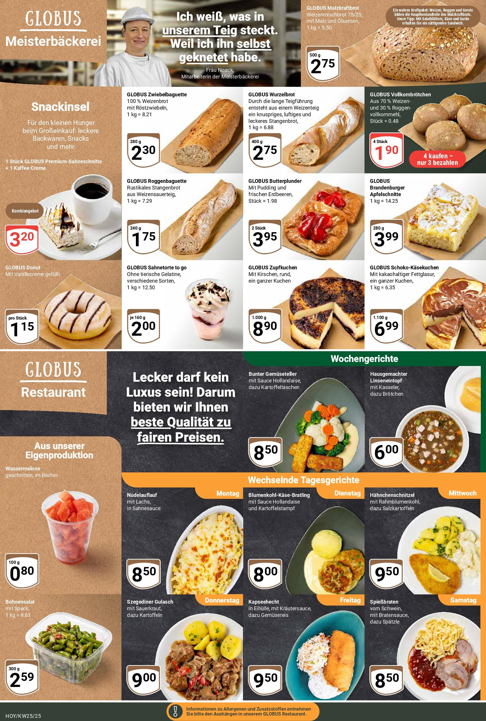 Globus prospekt Hoyerswerda	 (ab 15.06.2025) » Angebote online | Seite: 9 | Produkte: Kartoffeln, Gulasch, Kuchen, Erdbeeren