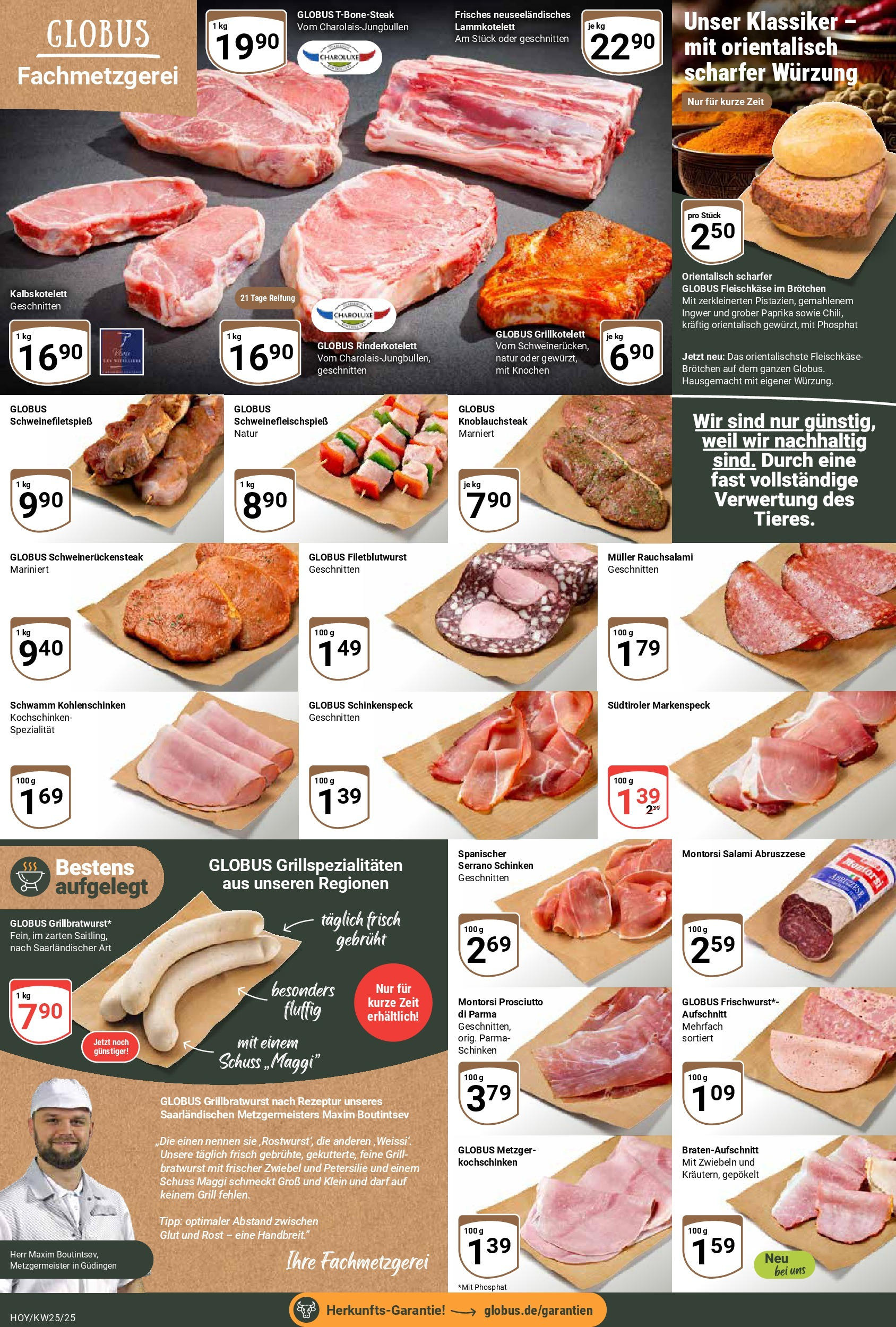 Globus prospekt Hoyerswerda	 (ab 15.06.2025) » Angebote online | Seite: 10 | Produkte: Grill, Maggi, Bratwurst, Schinken