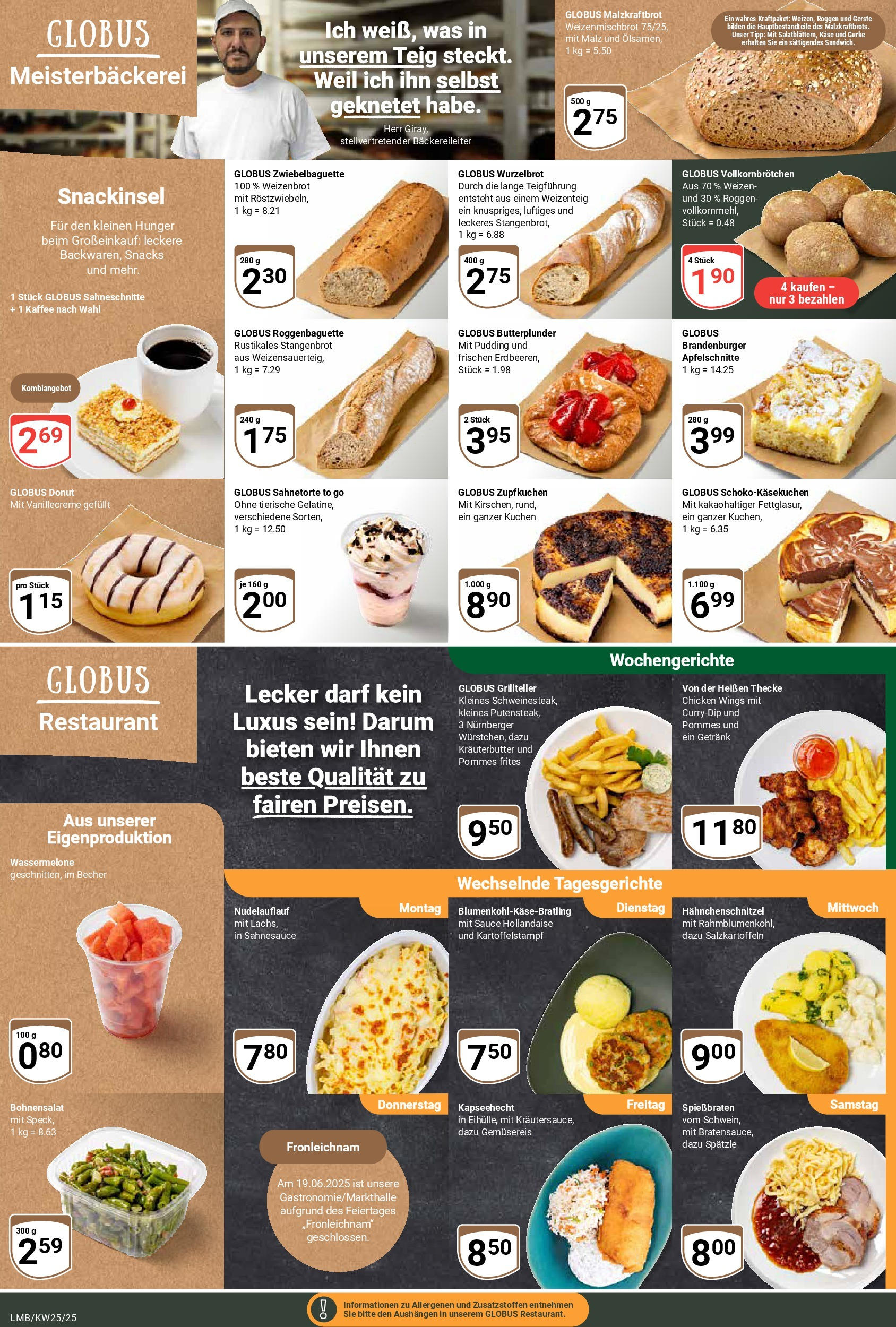 Globus prospekt Limburg	 (ab 15.06.2025) » Angebote online | Seite: 5 | Produkte: Käse, Pommes, Kräuterbutter, Wassermelone