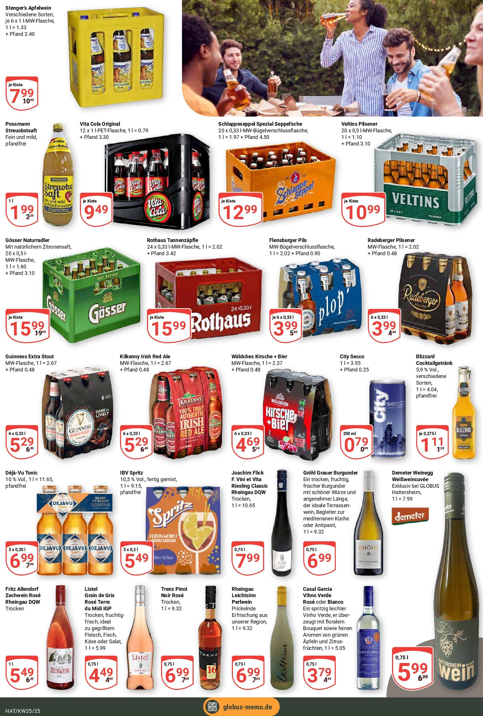 Globus prospekt Hattersheim	 (ab 15.06.2025) » Angebote online | Seite: 17 | Produkte: Sprite, Pils, Küche, Apple
