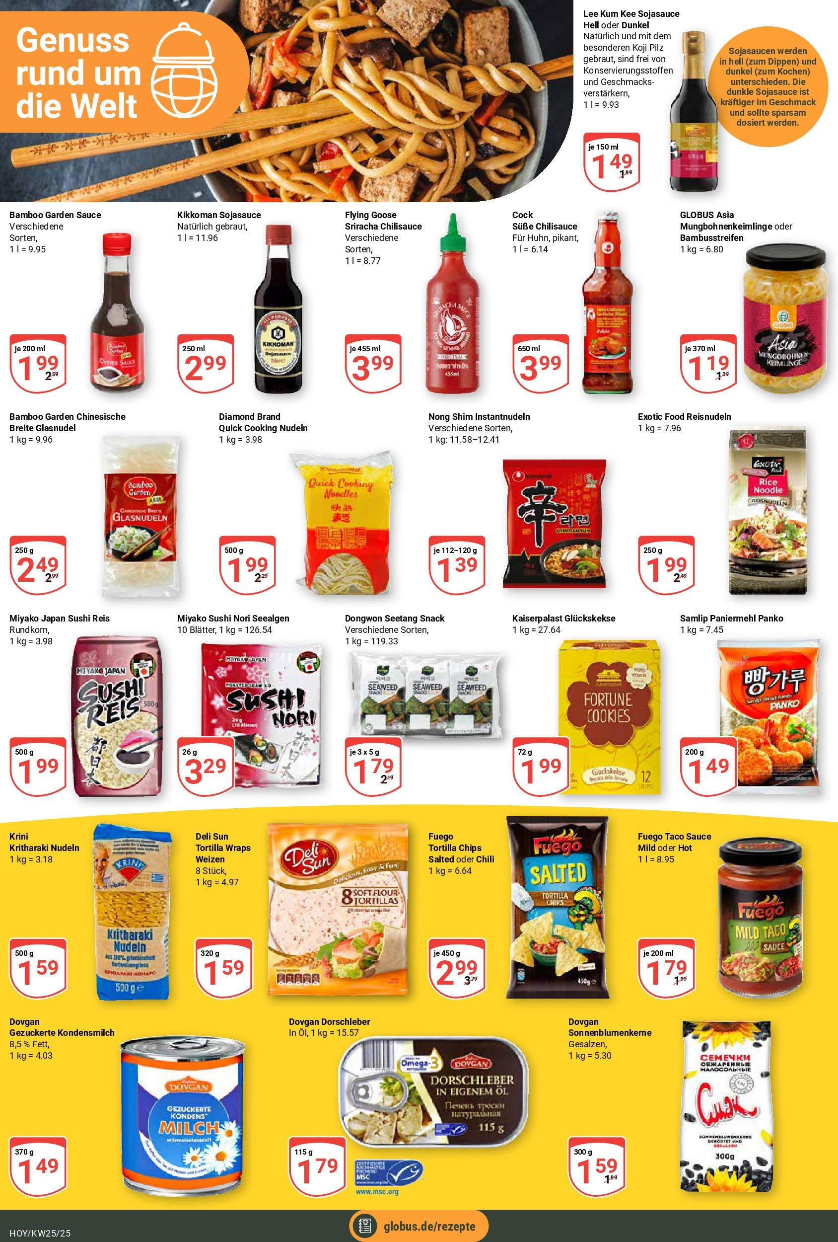 Globus prospekt Hoyerswerda	 (ab 15.06.2025) » Angebote online | Seite: 18 | Produkte: Milch, Pasta, Reis, Chips