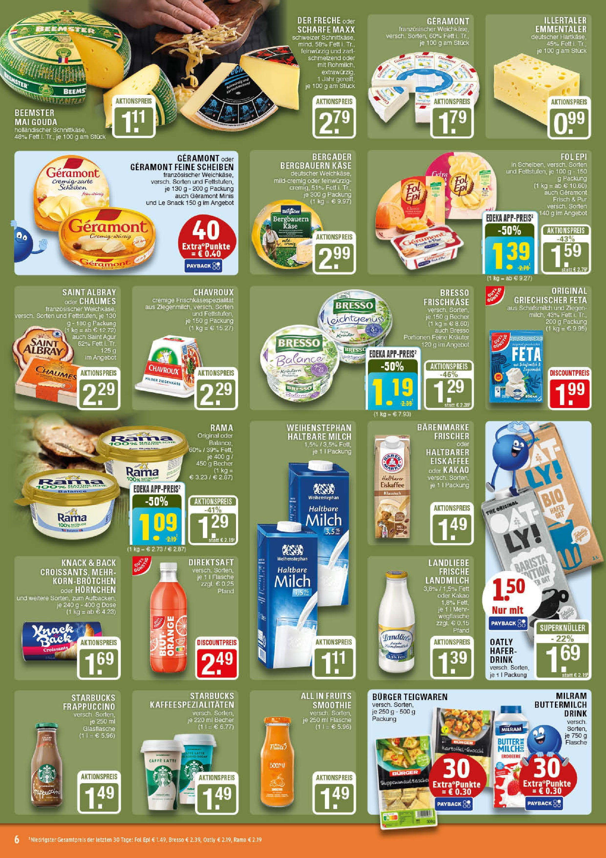 Edeka prospekt Marl	 (ab 15.06.2025) » Angebote Online | Seite: 6 | Produkte: Gouda, Bresso, Milram, Oatly