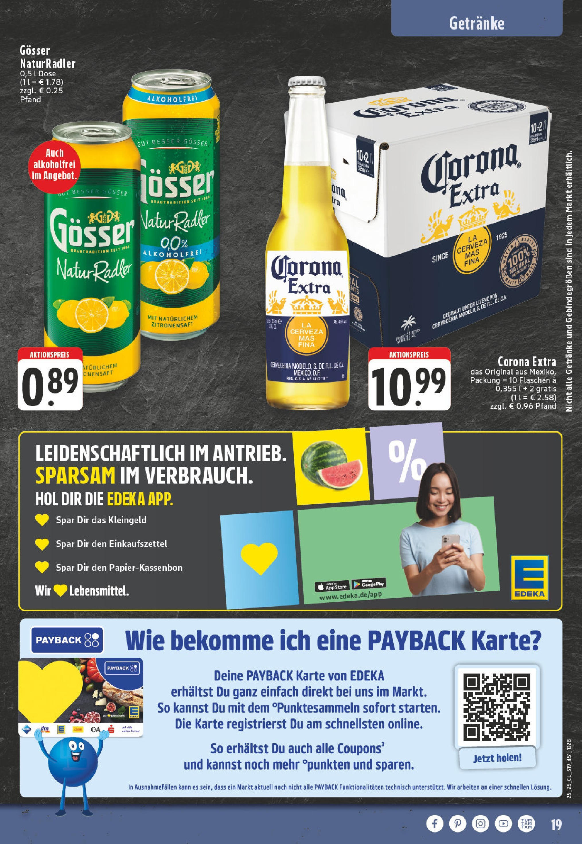 Edeka prospekt Montabaur	 (ab 15.06.2025) » Angebote Online | Seite: 19 | Produkte: Radler
