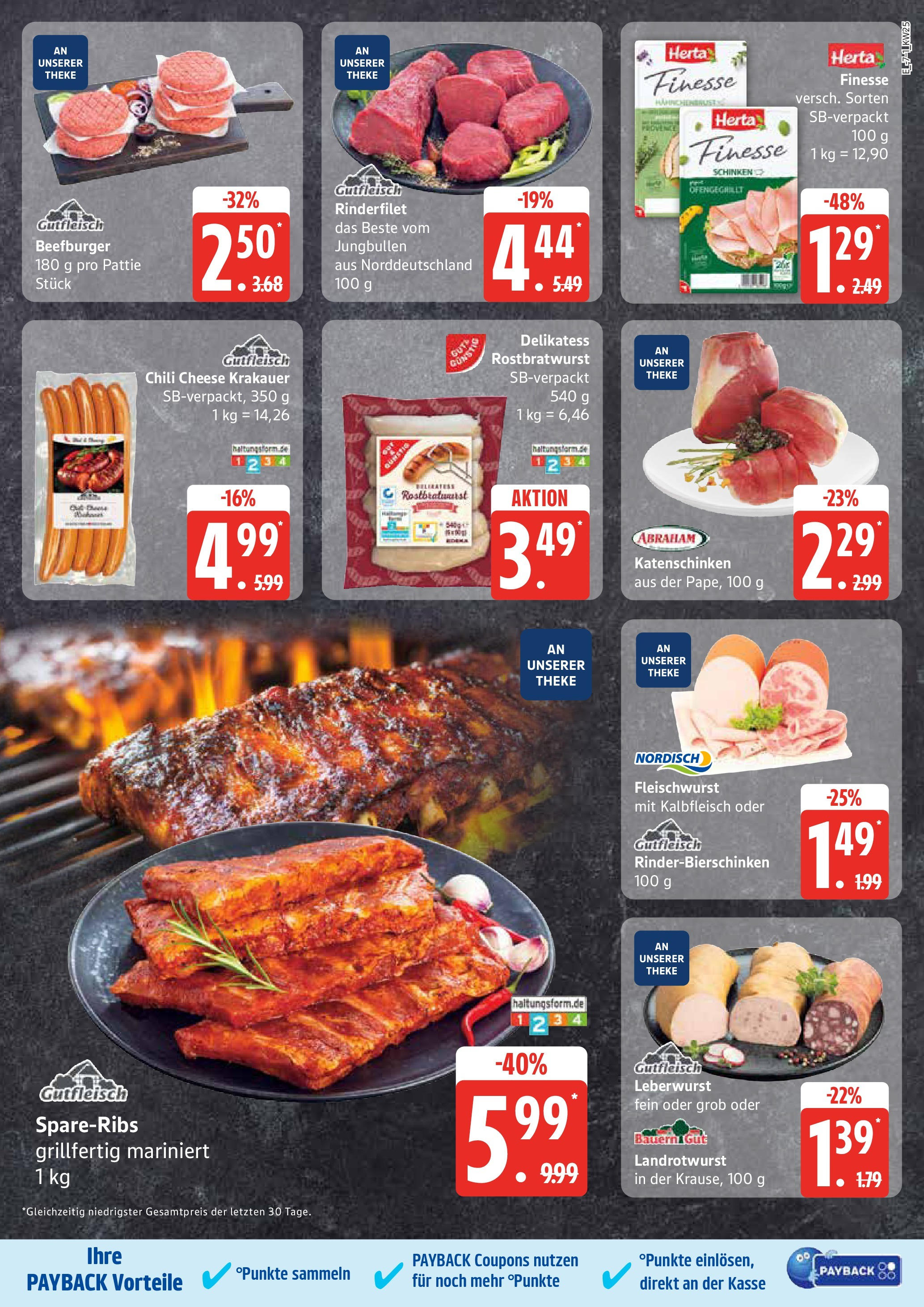 Edeka prospekt Neu Wulmstorf	 (ab 15.06.2025) » Angebote Online | Seite: 7 | Produkte: Theke, Rinderfilet, Chili, Schinken